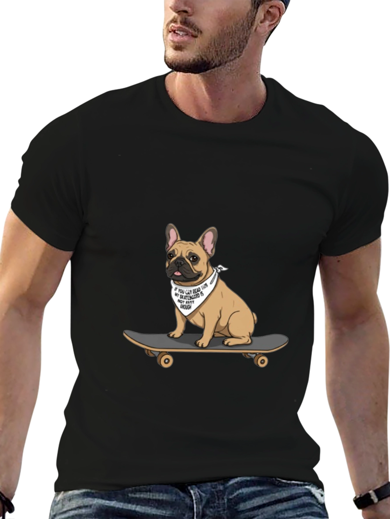 Dog on Skateboard T-Shirt