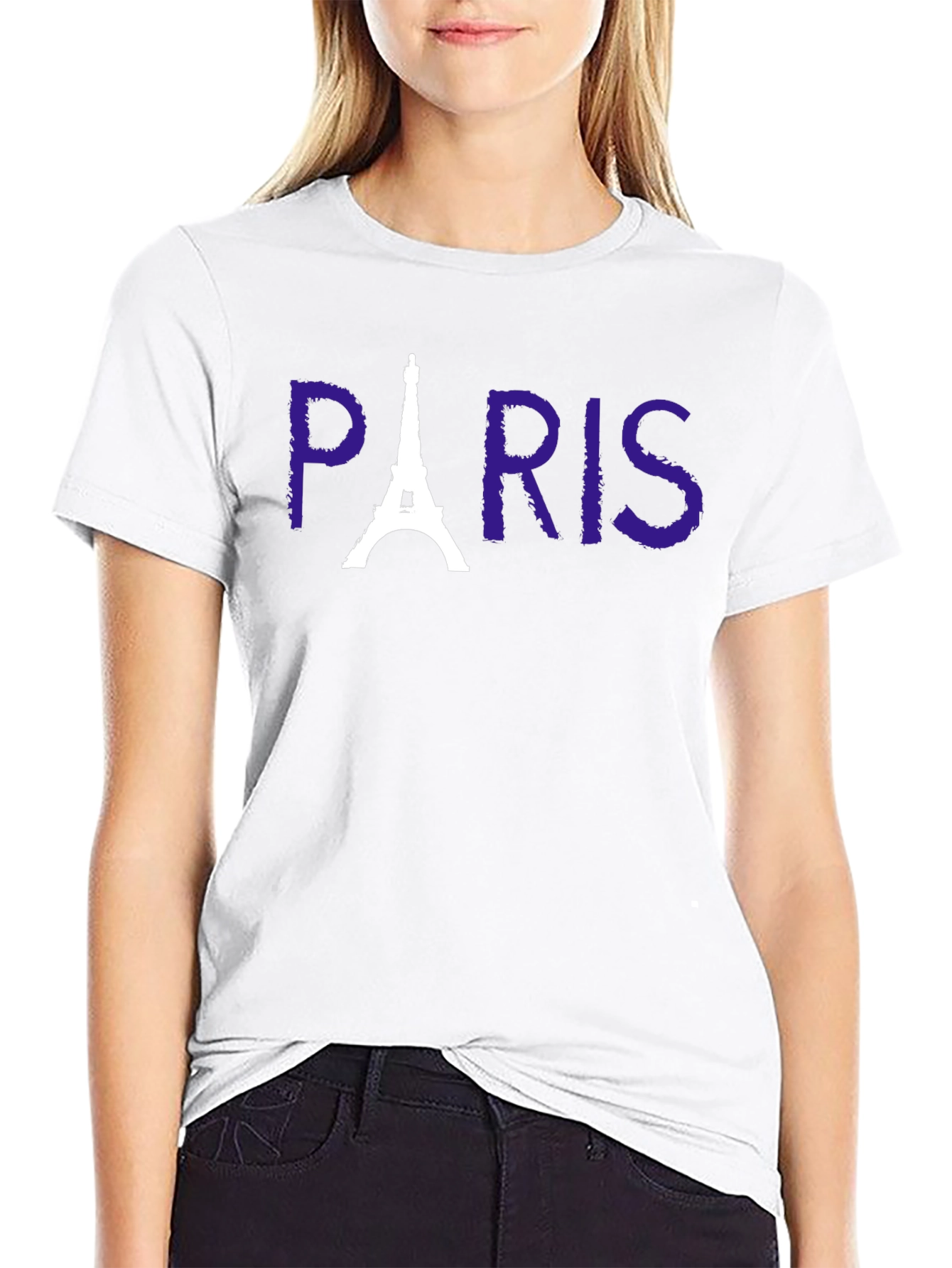 Paris Eiffel Tower Graphic Tee - Stylish Cotton T-Shirt