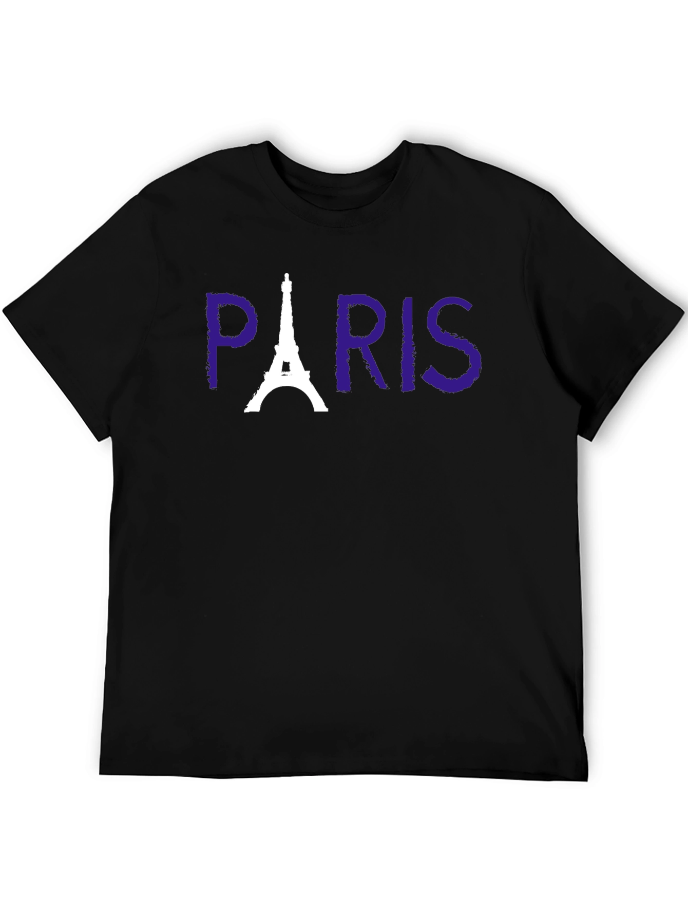 Paris Eiffel Tower Graphic Tee - Stylish Cotton T-Shirt