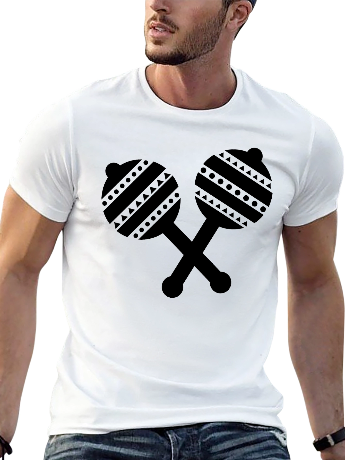 Maracas Graphic Tee - Music Lover T-Shirt