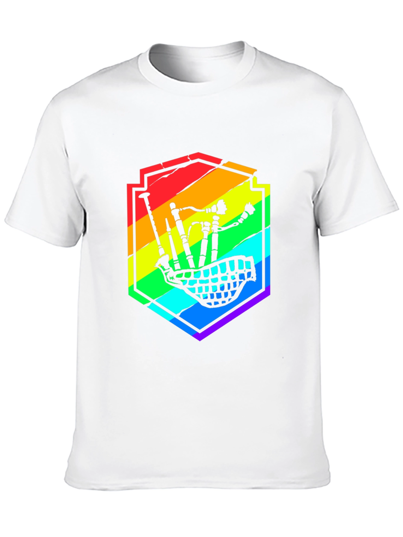 Rainbow Bagpipe T-Shirt