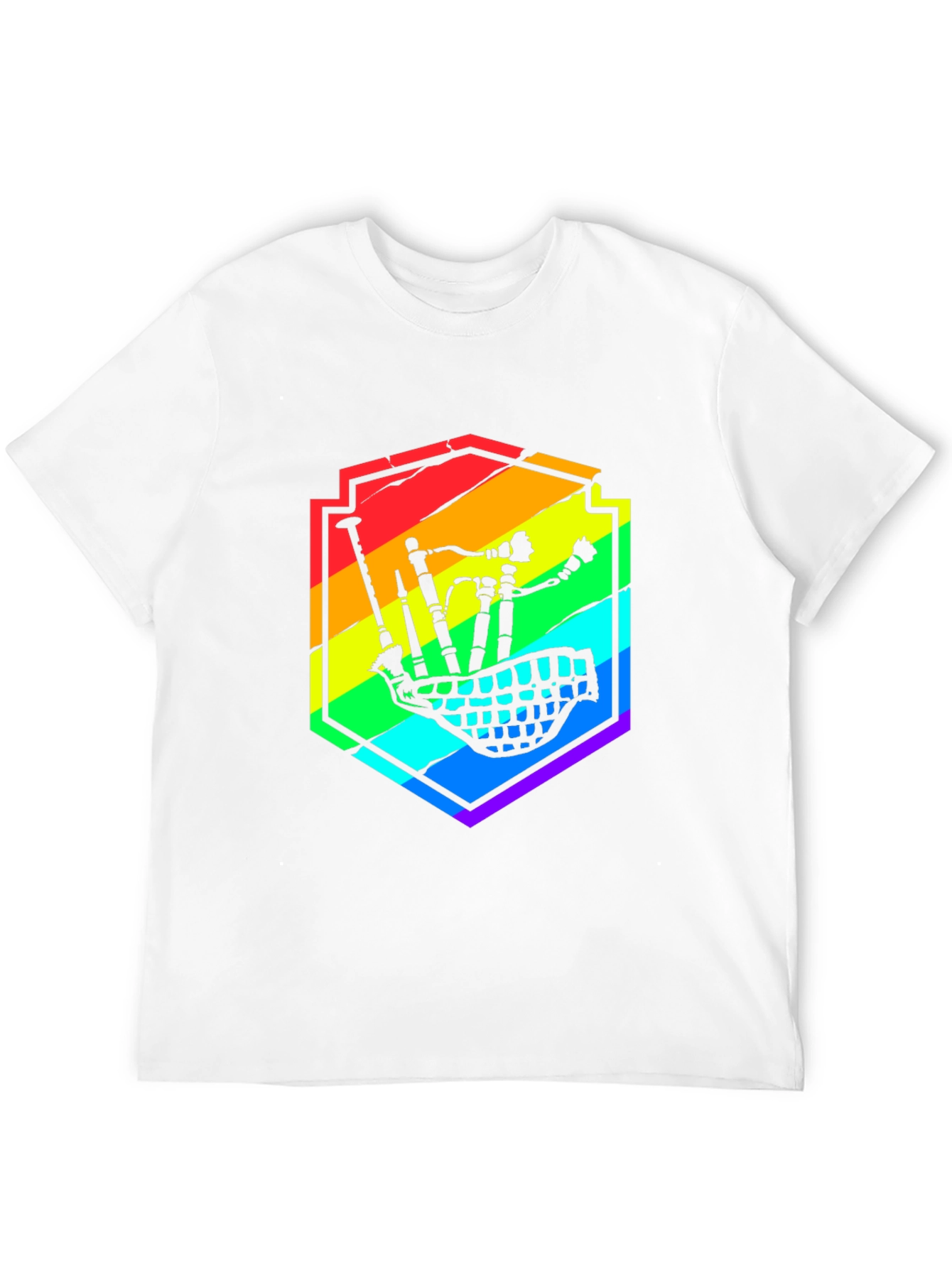 Rainbow Bagpipe T-Shirt