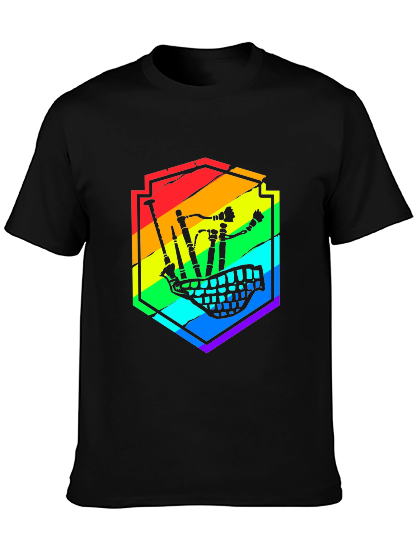 Rainbow Bagpipe T-Shirt