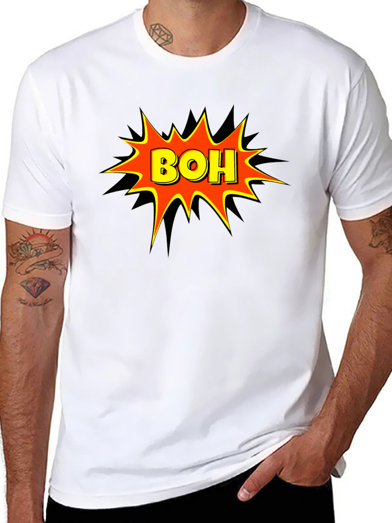 BOH Graphic T-Shirt - Black Cotton Tee