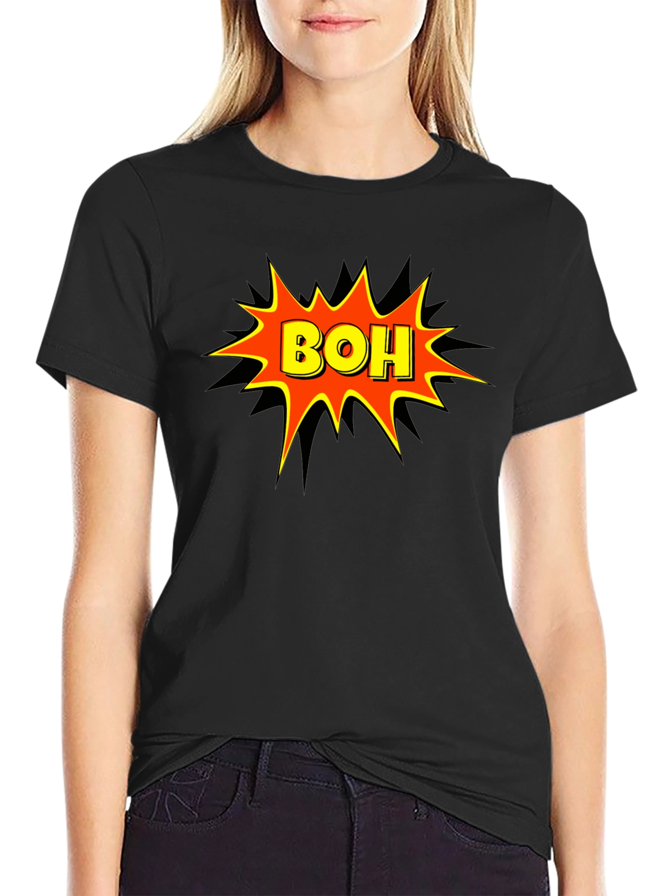 BOH Graphic T-Shirt - Black Cotton Tee
