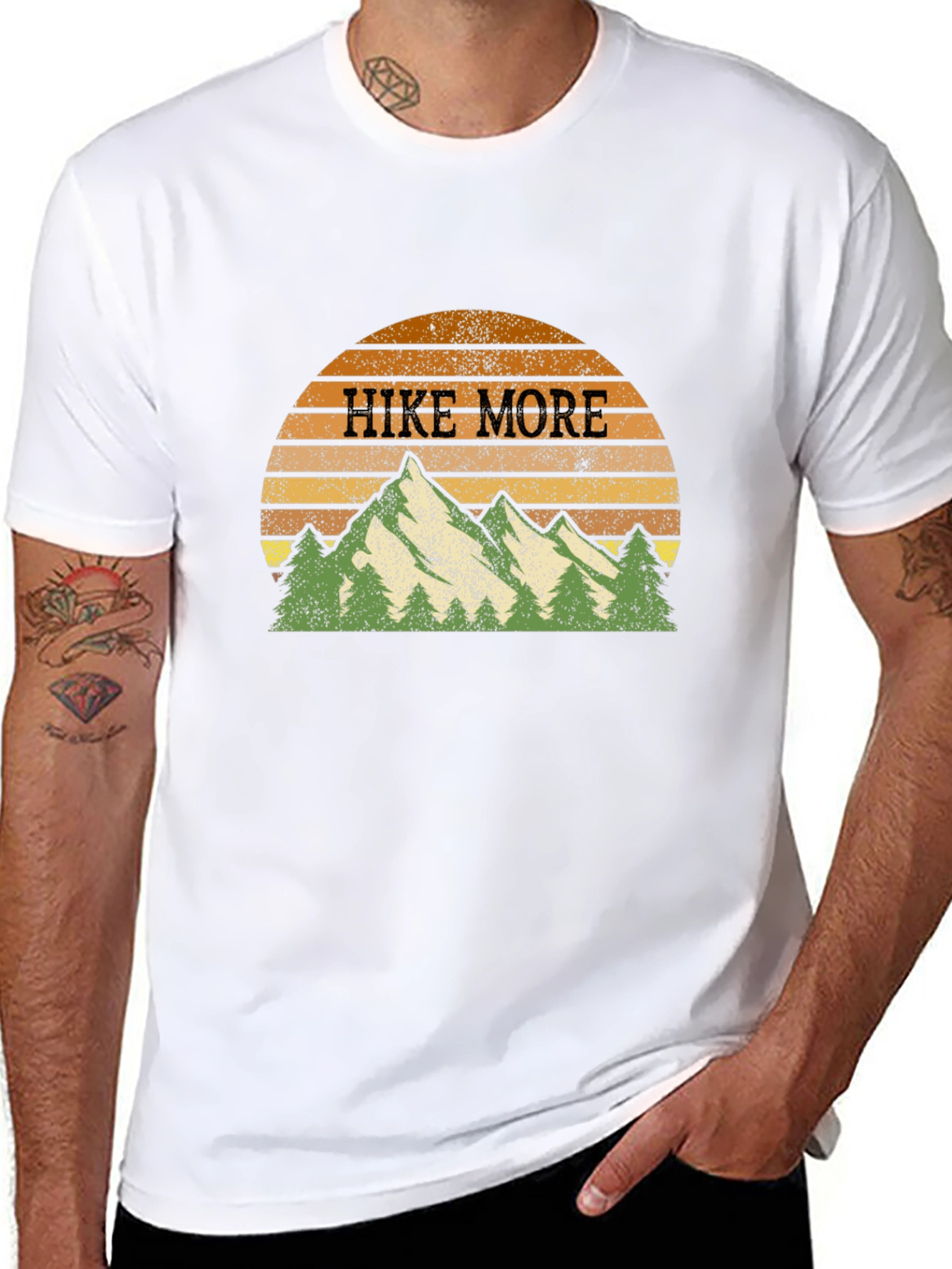 Hike More Mountain Graphic Tee
