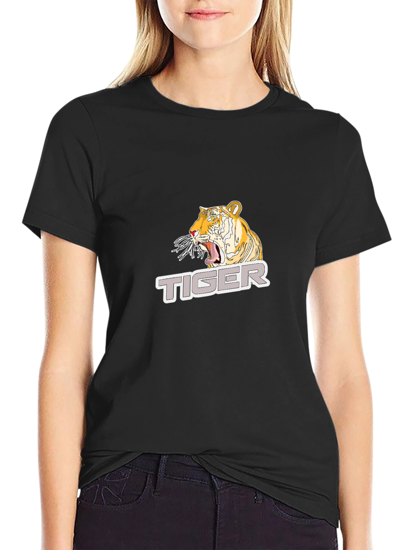 Tiger Graphic T-Shirt - Cool Animal Print Tee