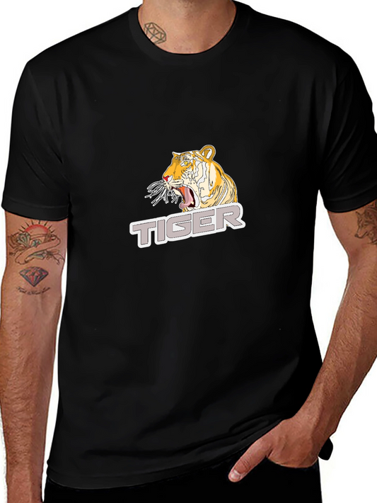 Tiger Graphic T-Shirt - Cool Animal Print Tee