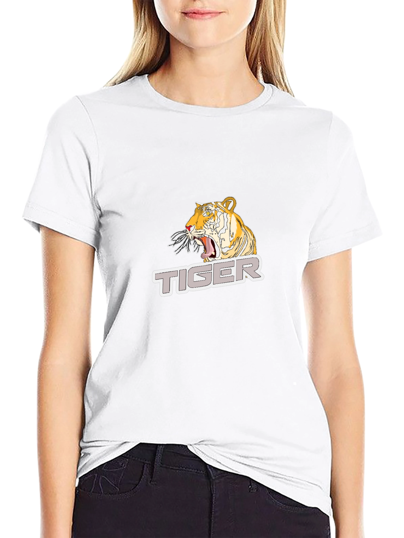 Tiger Graphic T-Shirt - Cool Animal Print Tee