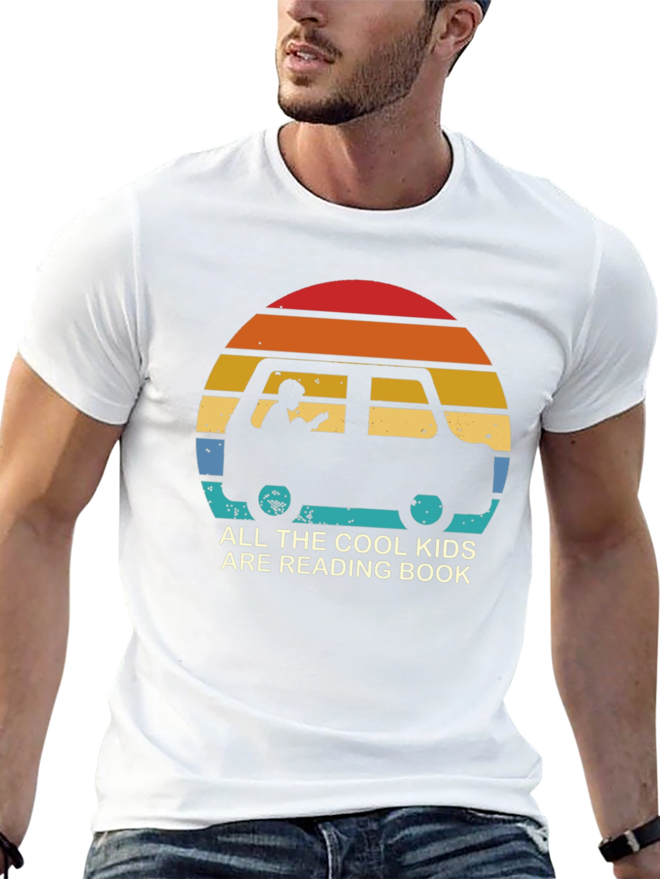 Cool Kids Reading Book T-Shirt