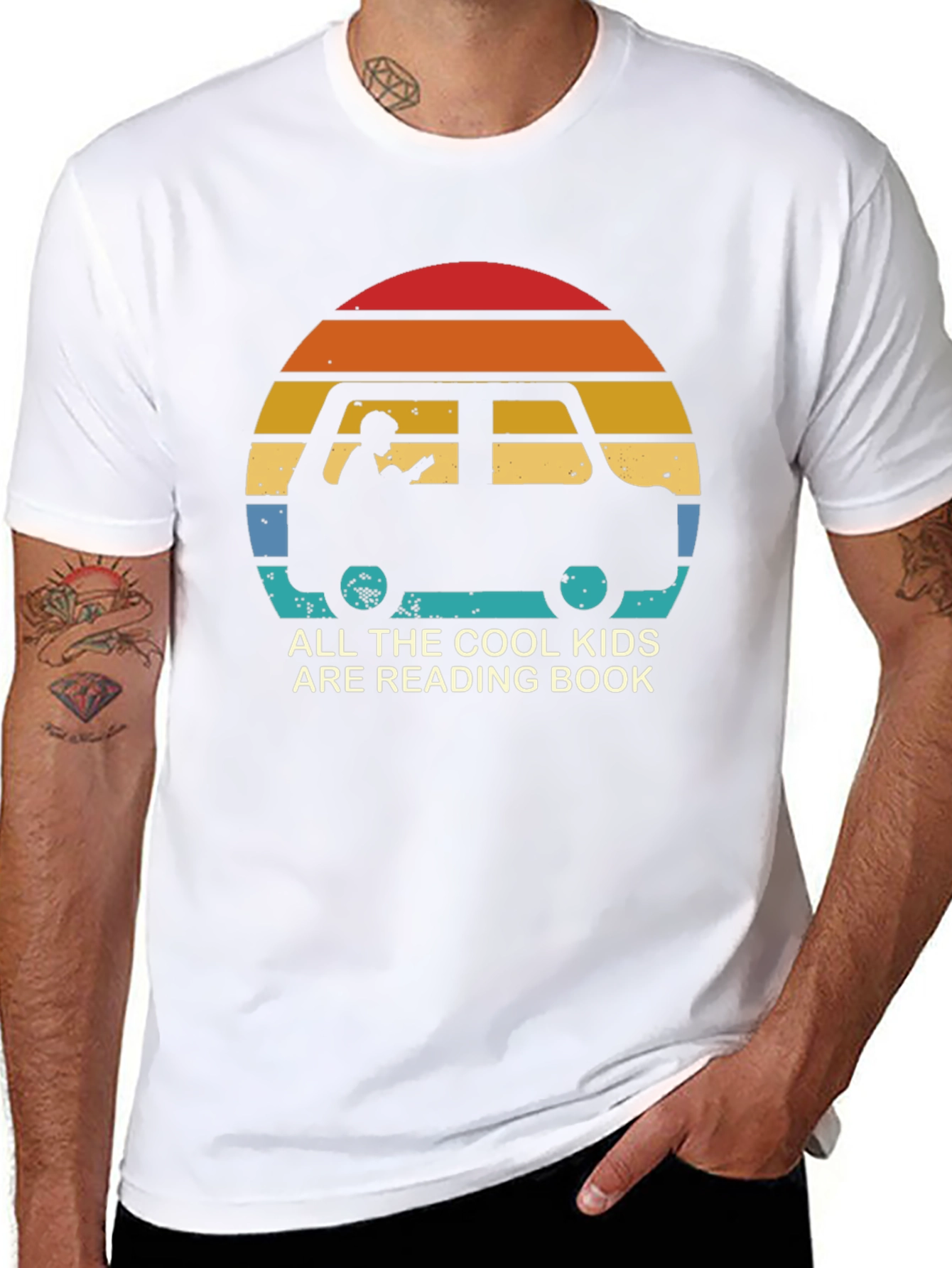 Cool Kids Reading Book T-Shirt
