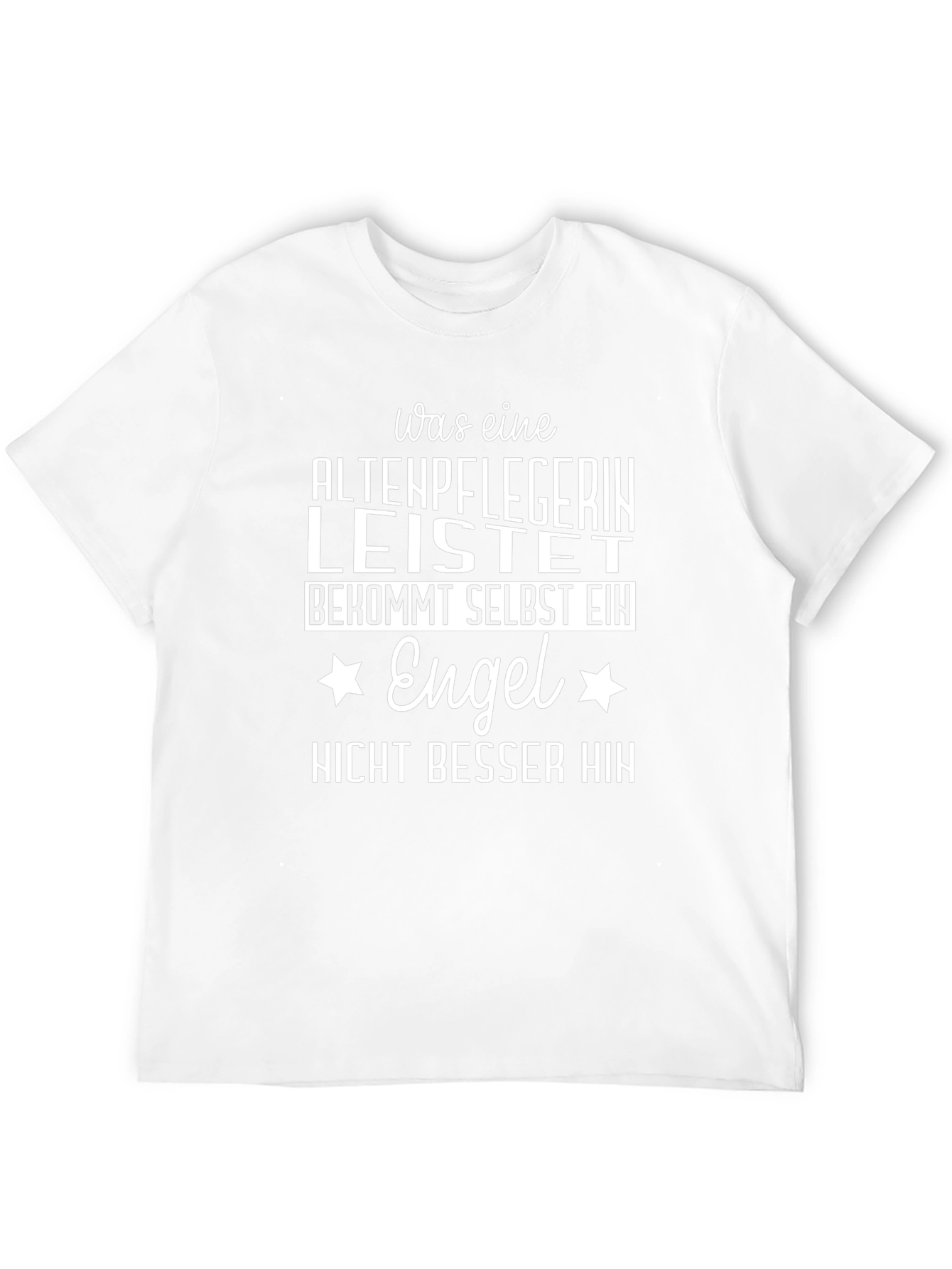 Caregiver Angel T-Shirt - Black Cotton Tee