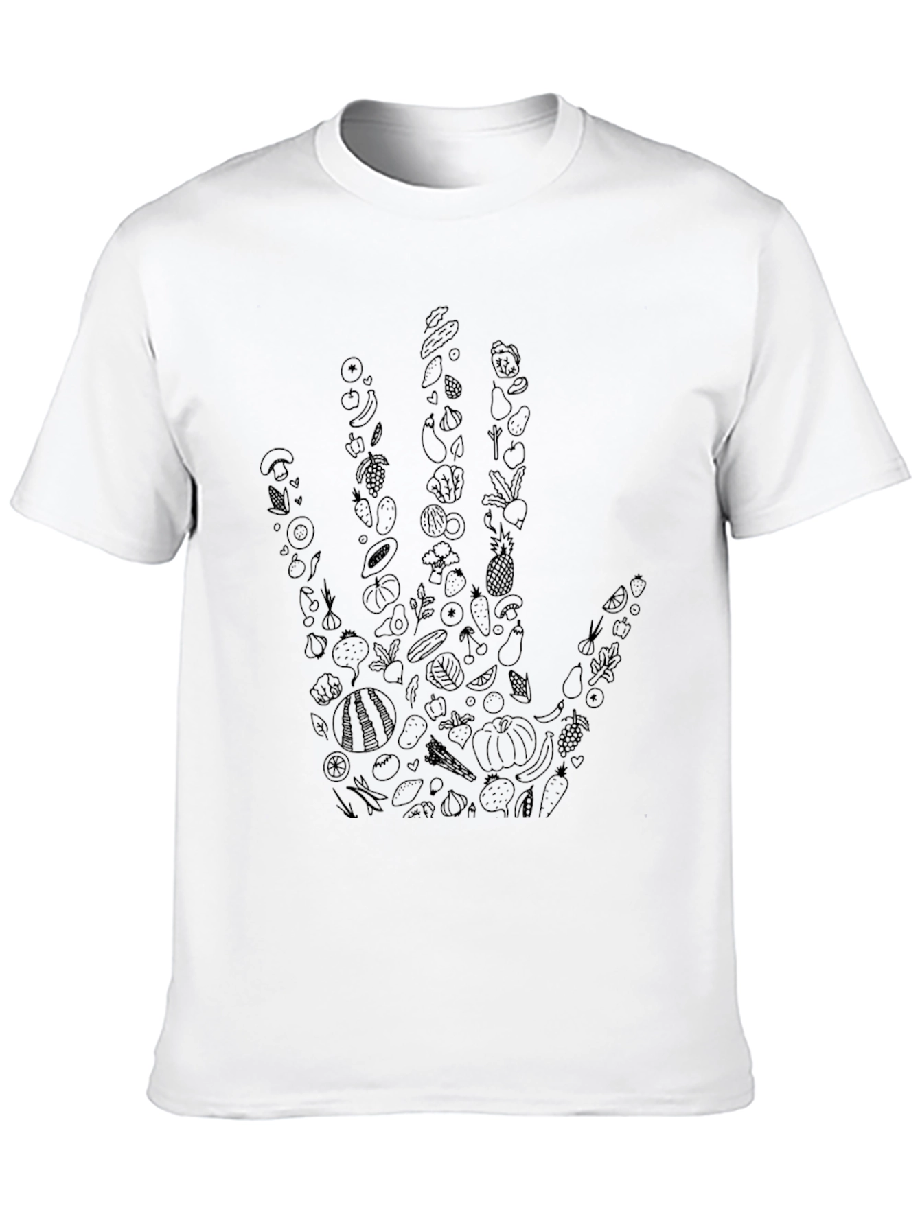 Hand Made of Produce Graphic Tee - Black