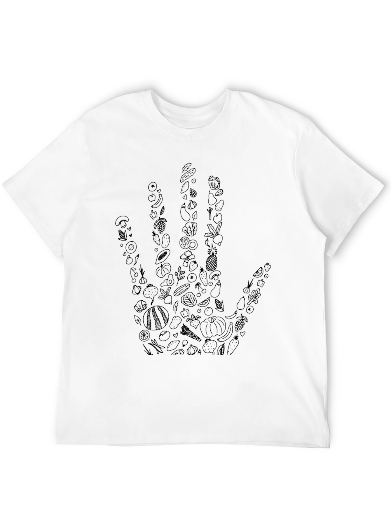 Hand Made of Produce Graphic Tee - Black