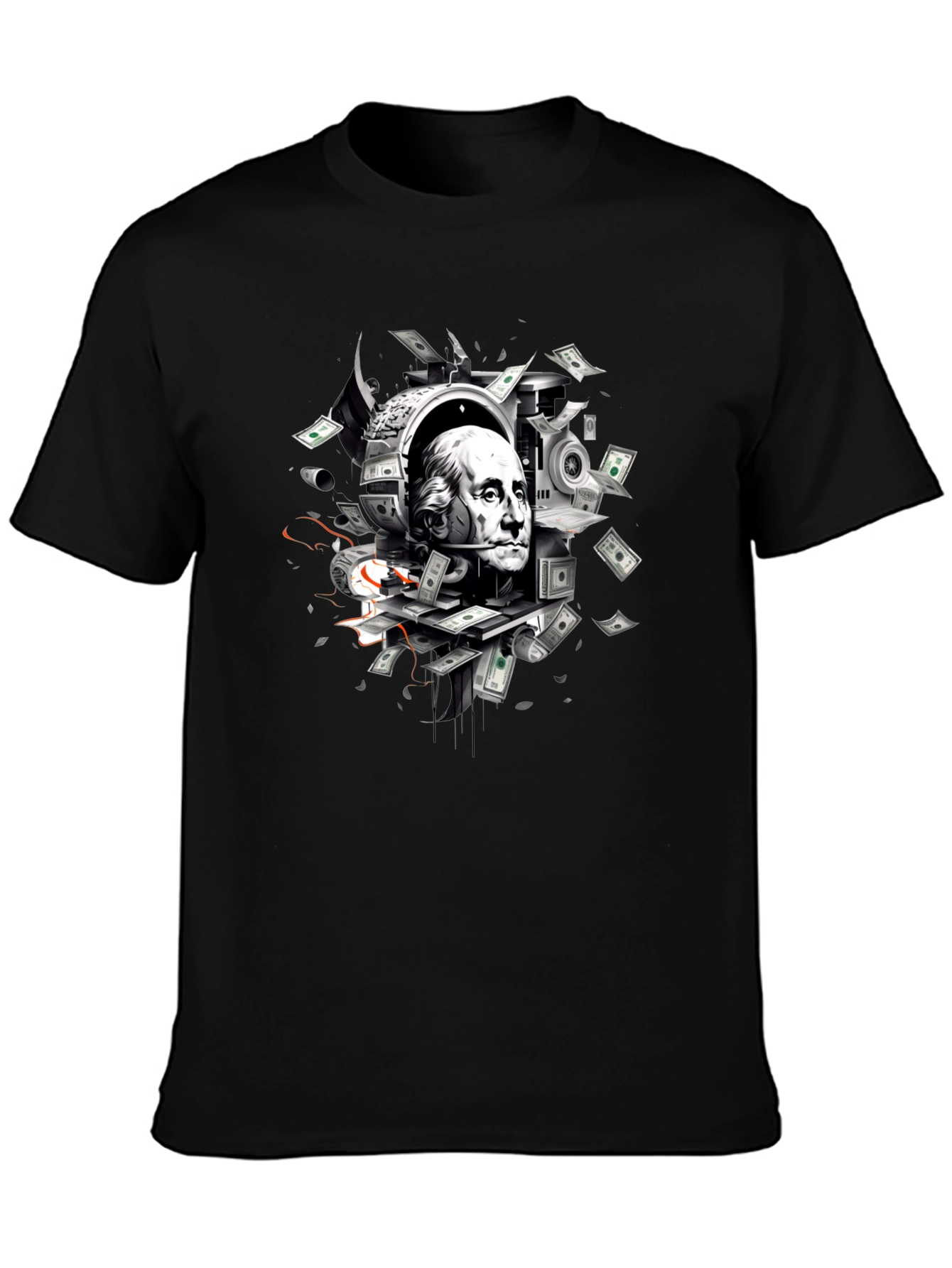 Money Mindset Graphic T-Shirt - Black