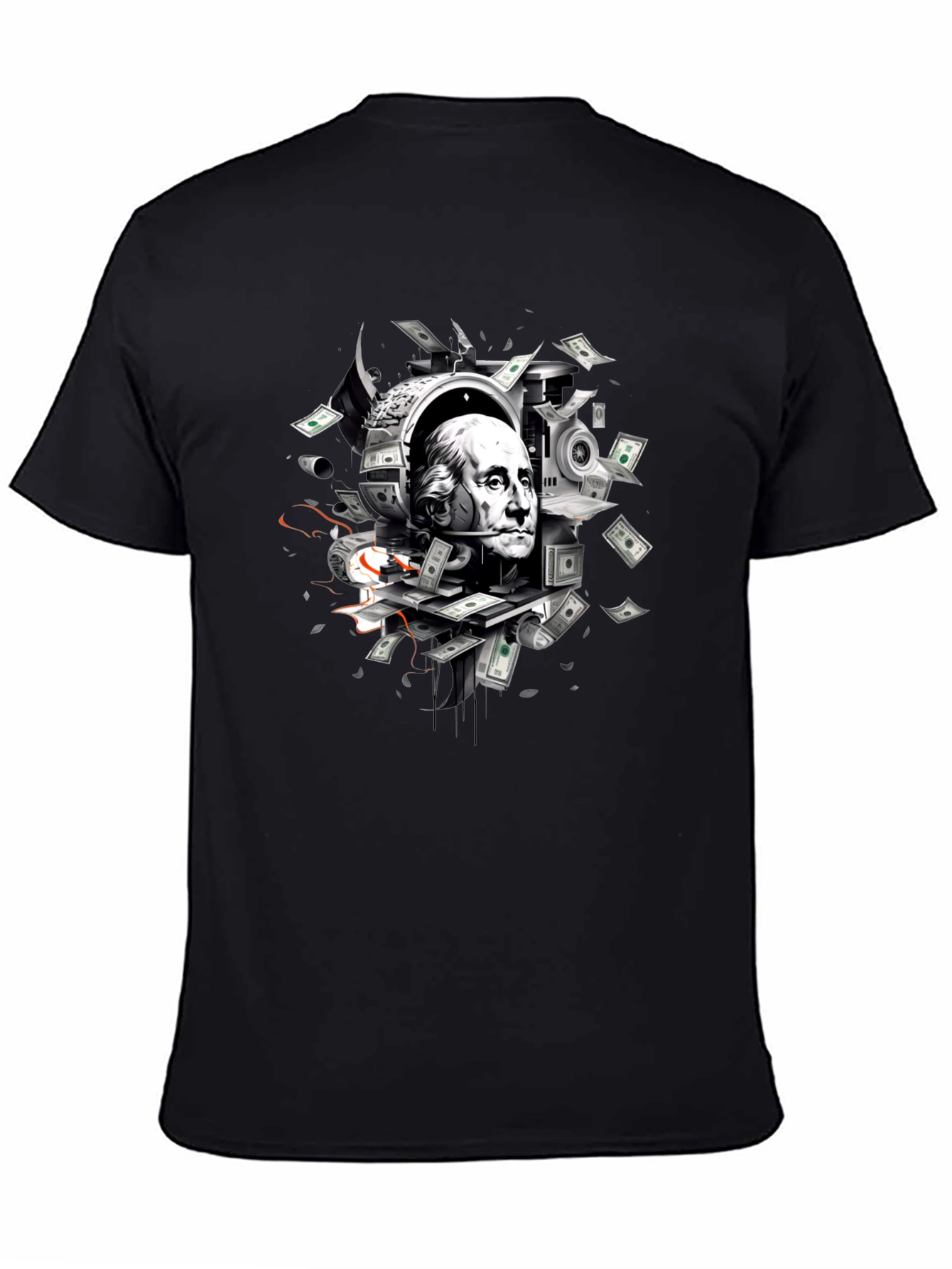Money Mindset Graphic T-Shirt - Black