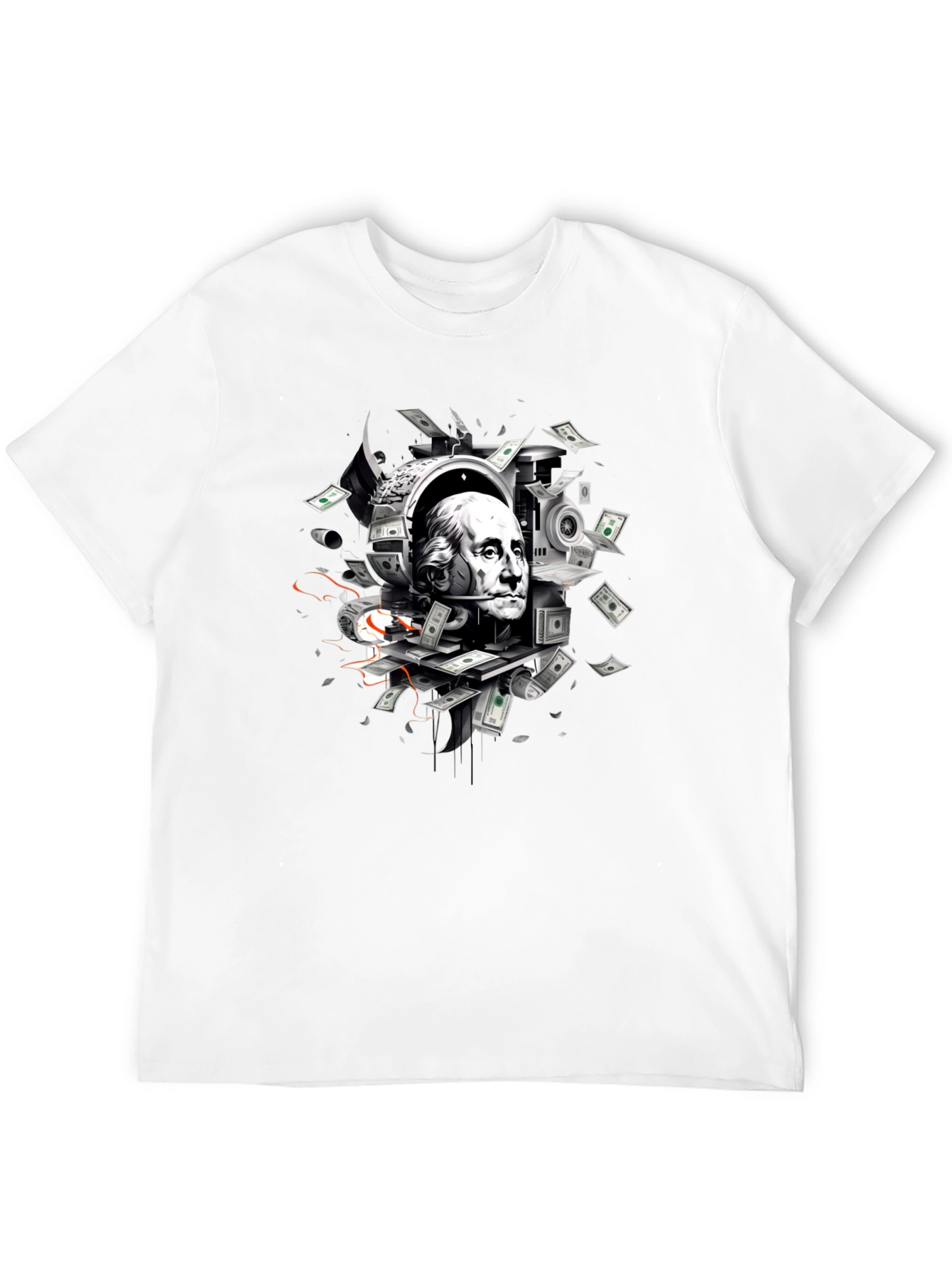 Money Mindset Graphic T-Shirt - Black