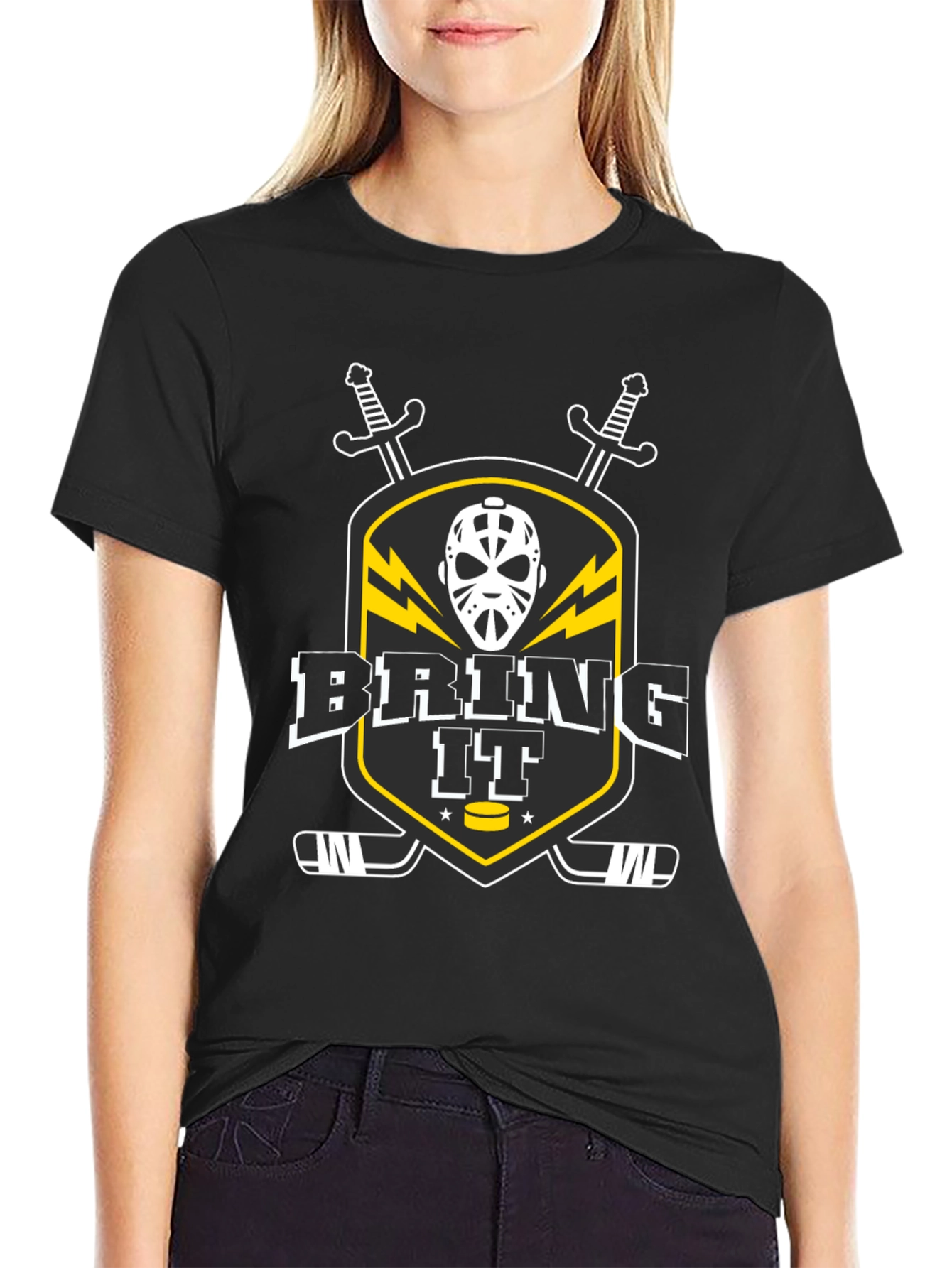 Bring It Hockey Graphic T-Shirt