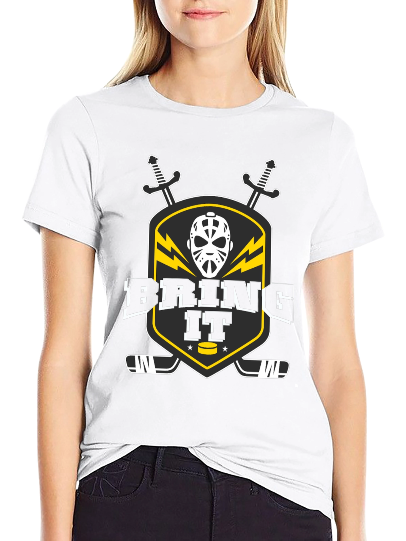 Bring It Hockey Graphic T-Shirt