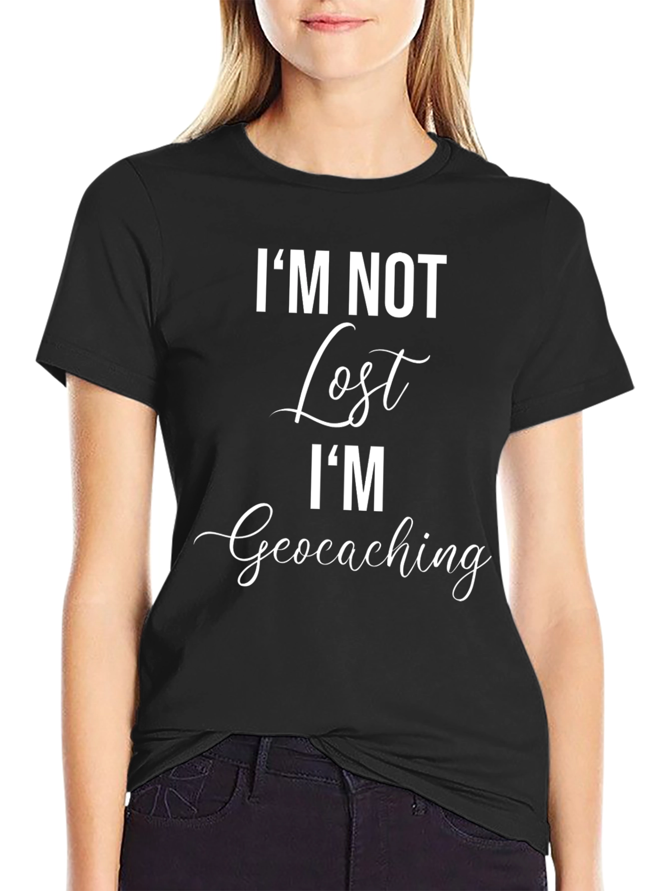 Geocaching T-Shirt - Im Not Lost