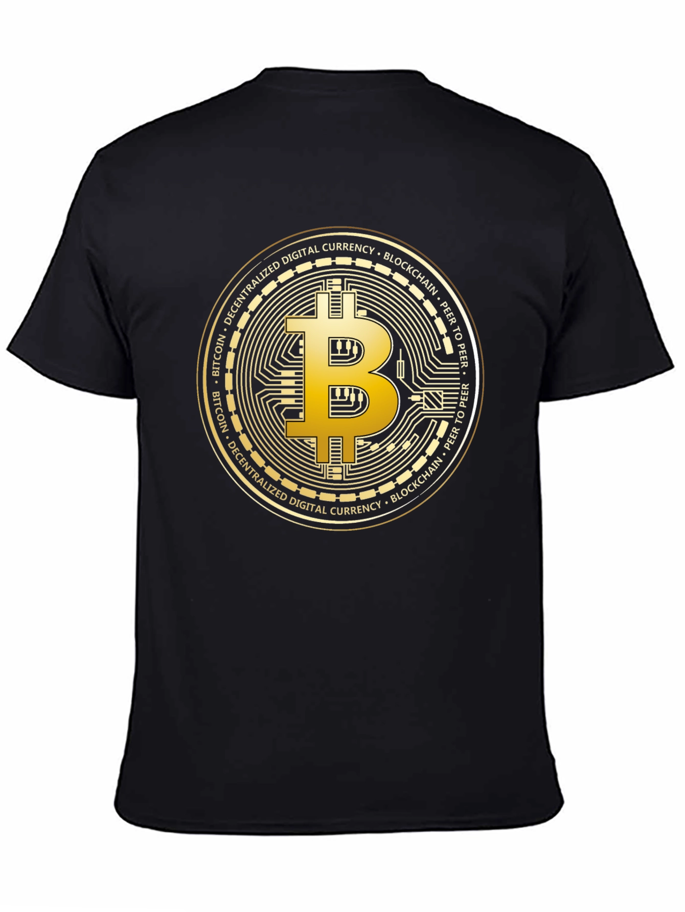 Bitcoin Crypto T-Shirt - Black
