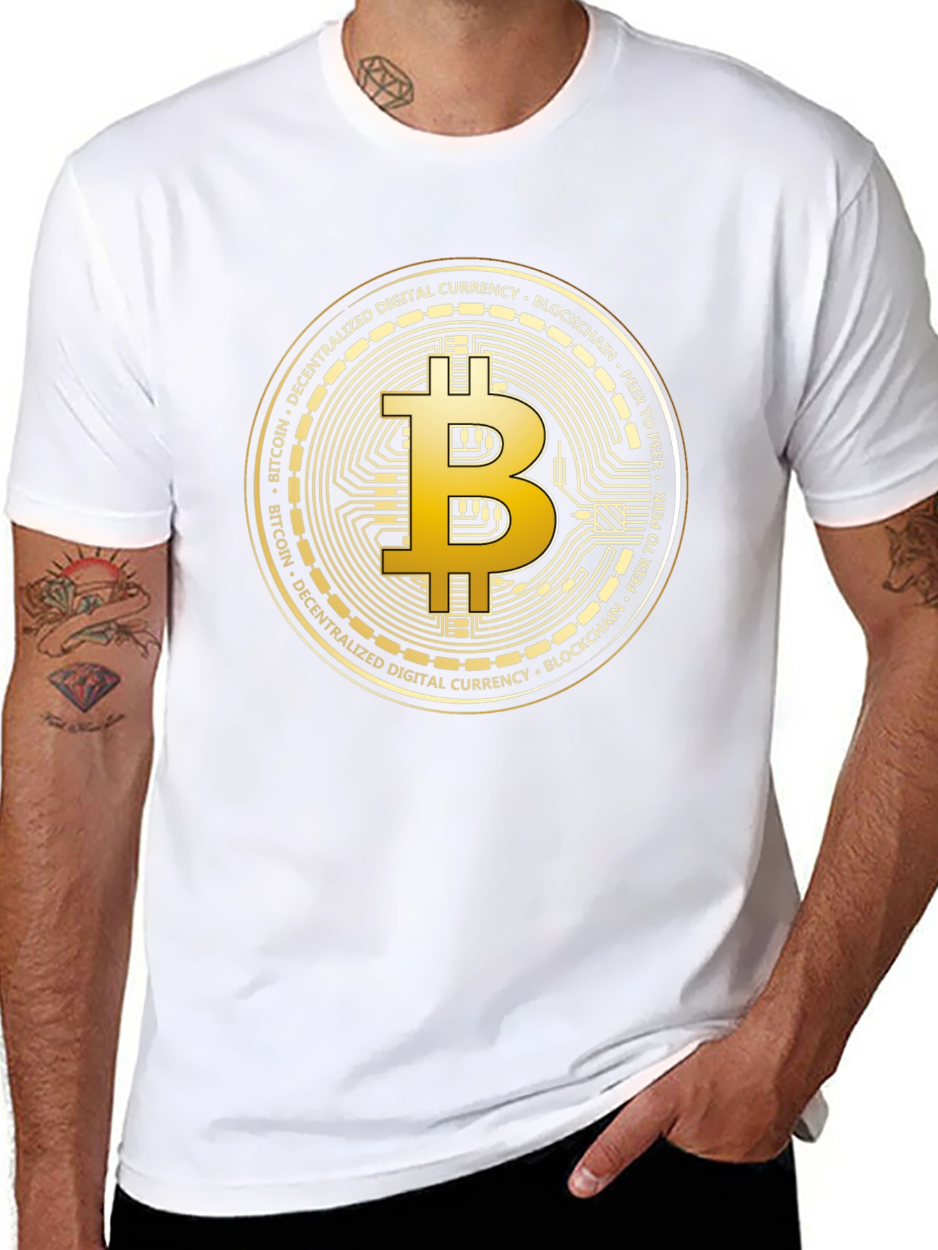Bitcoin Crypto T-Shirt - Black