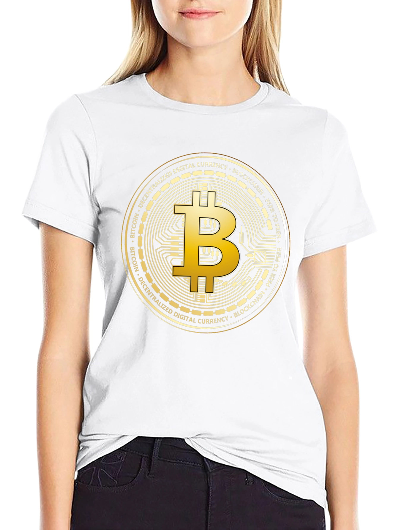 Bitcoin Crypto T-Shirt - Black