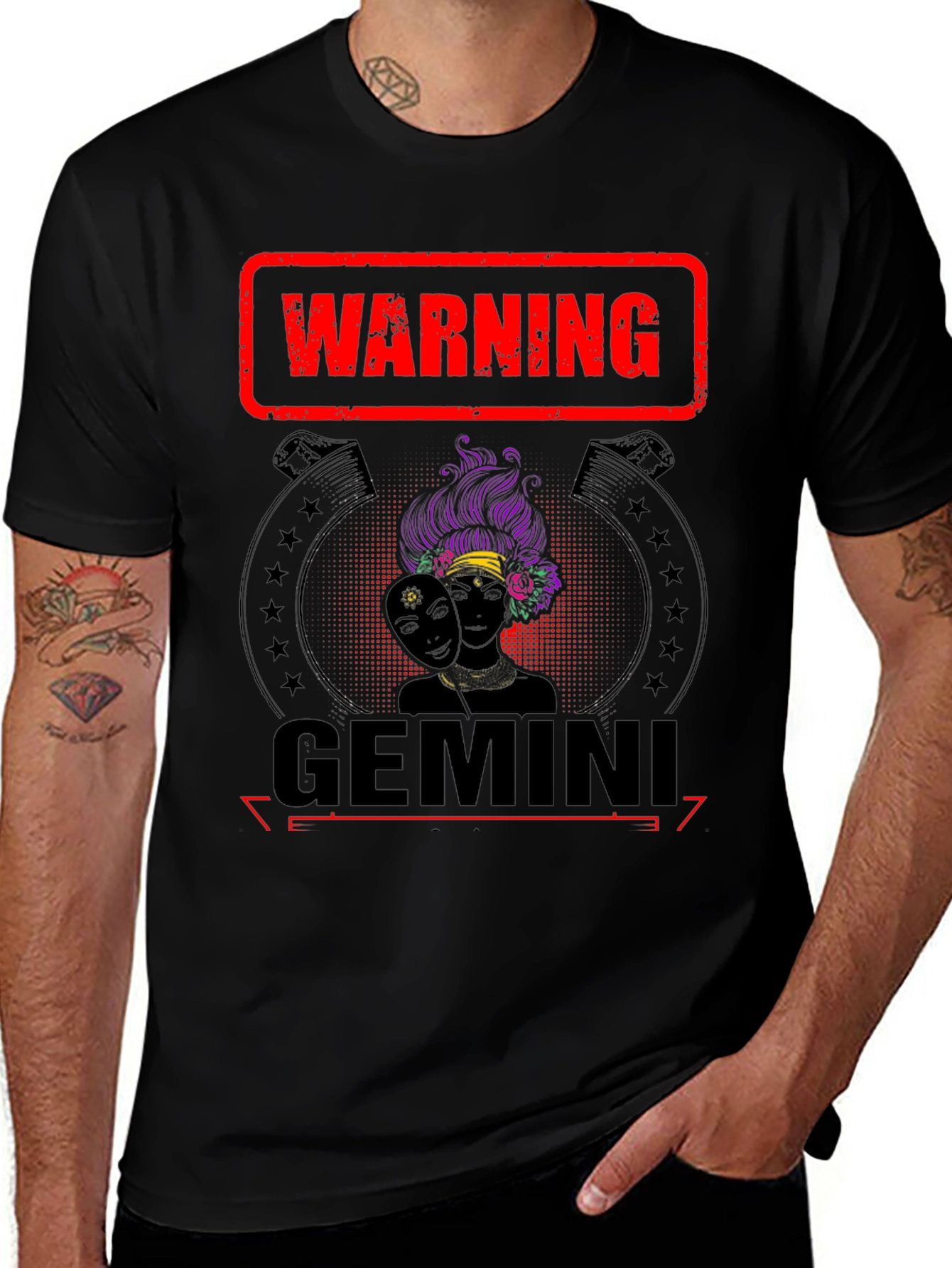 Gemini Zodiac Warning T-Shirt