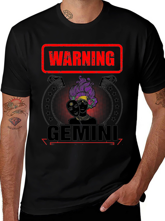 Gemini Zodiac Warning T-Shirt