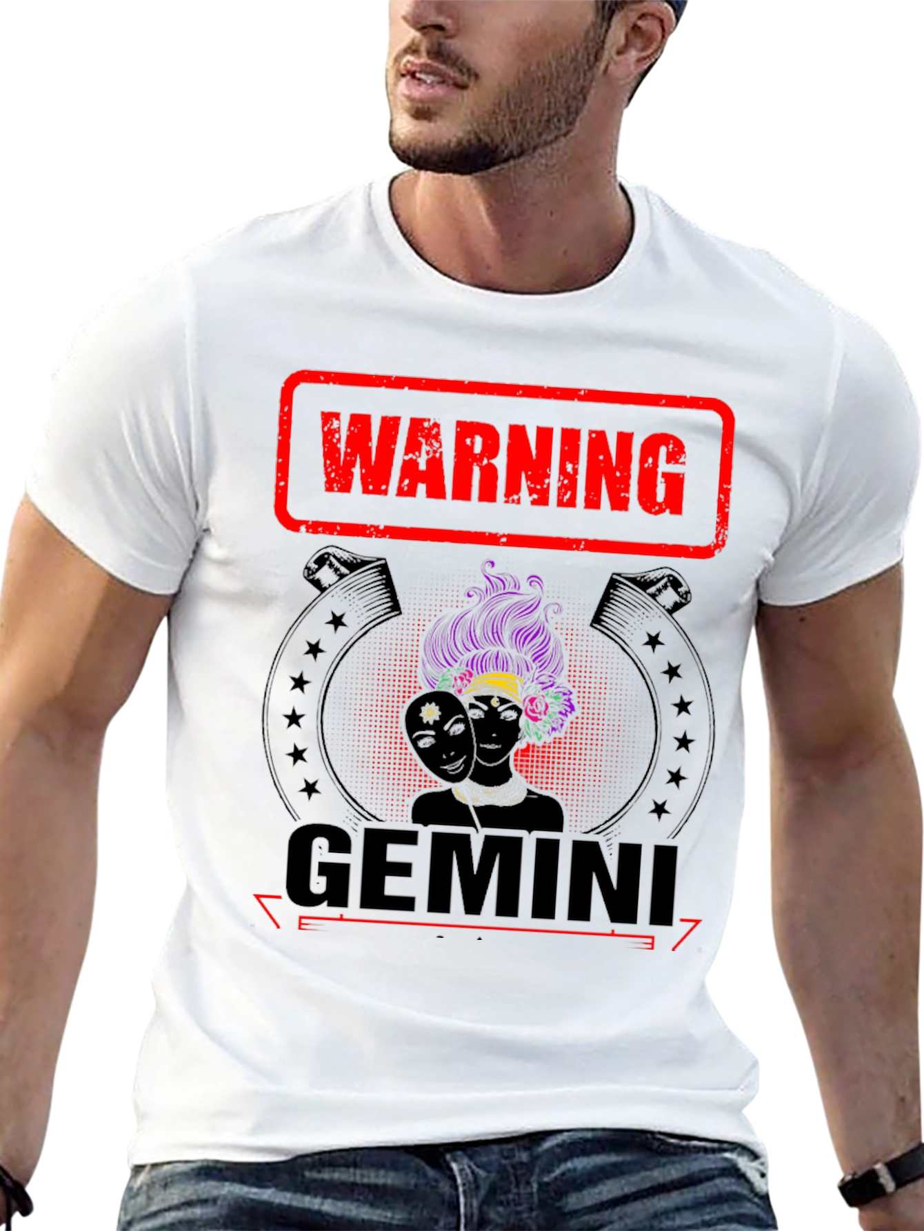 Gemini Zodiac Warning T-Shirt
