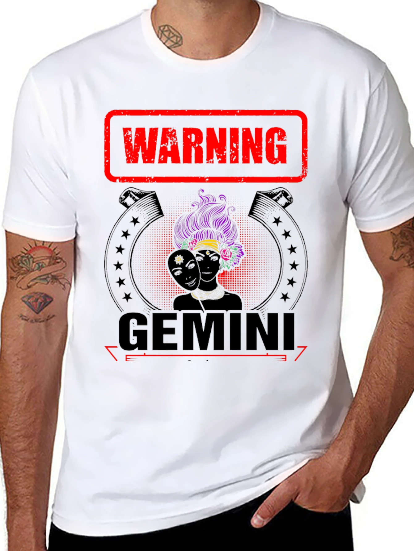Gemini Zodiac Warning T-Shirt