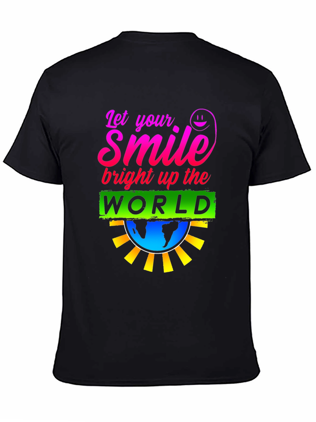 Smile World Graphic T-Shirt - Brighten Your Day