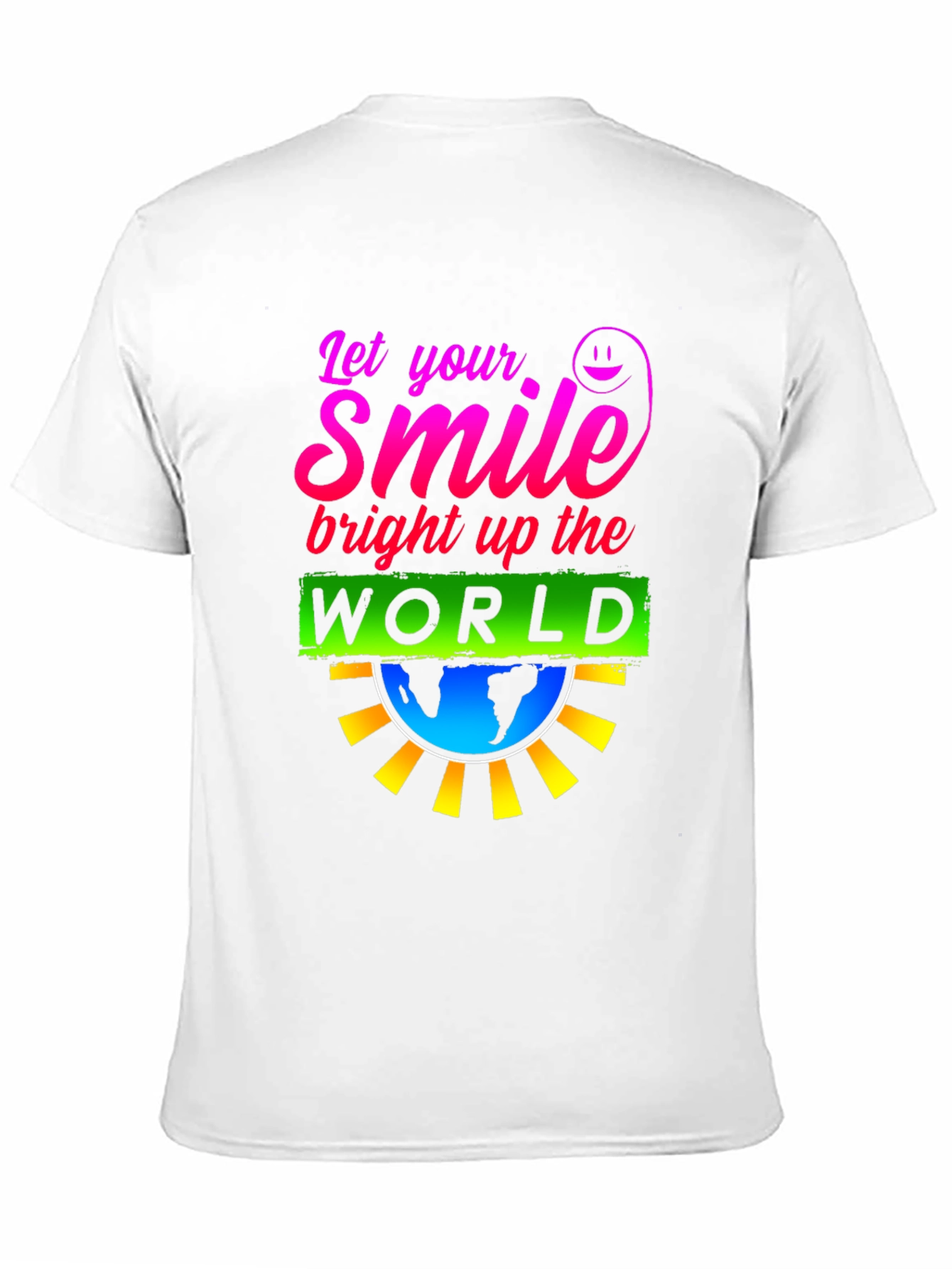 Smile World Graphic T-Shirt - Brighten Your Day
