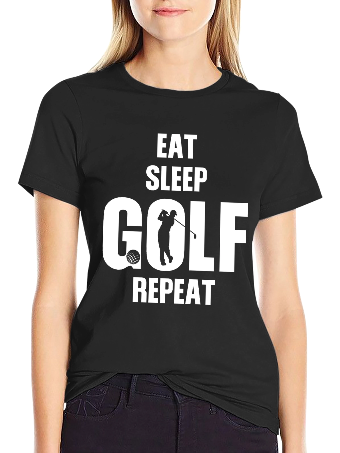 Eat Sleep Golf Repeat T-Shirt