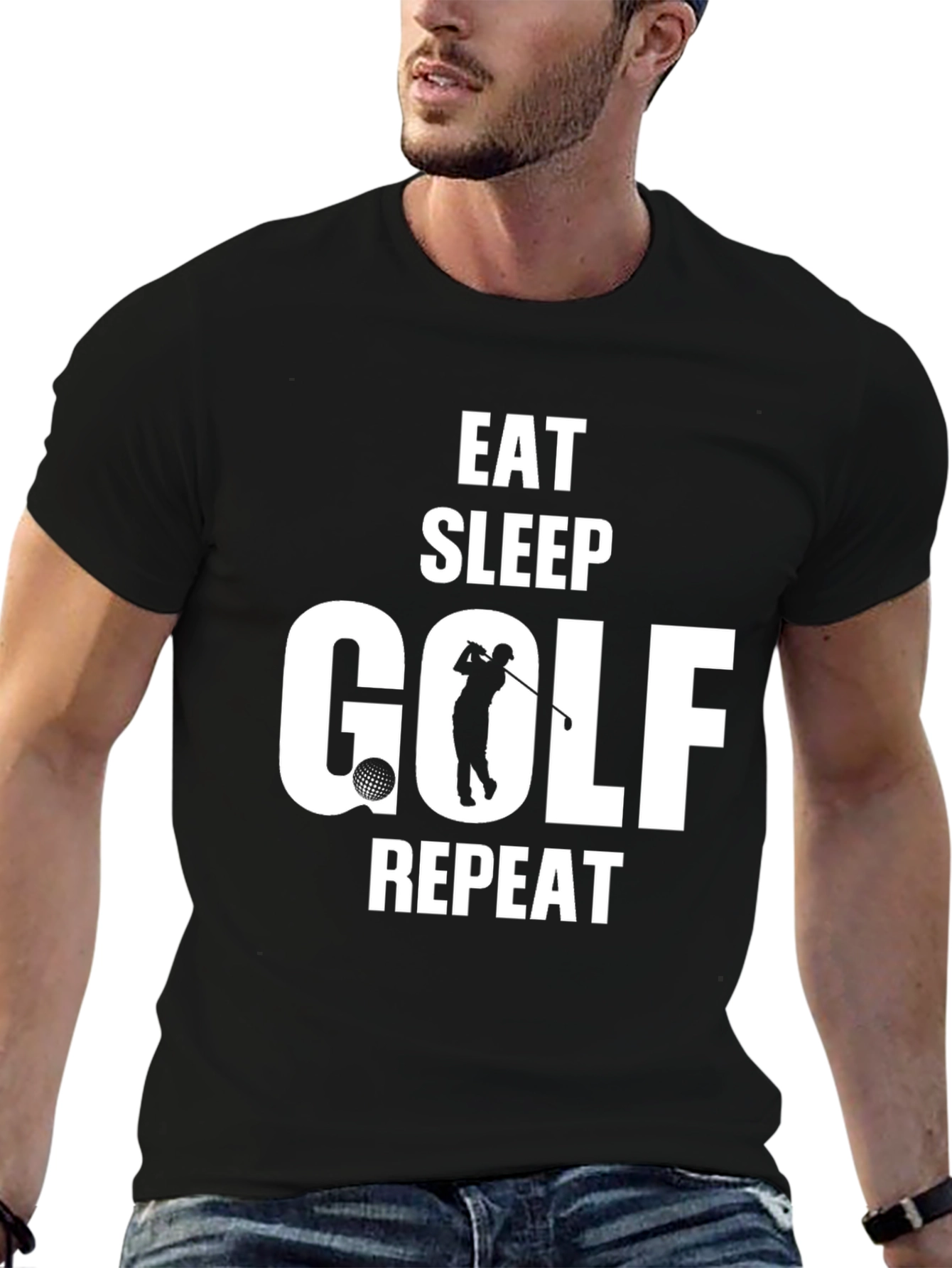 Eat Sleep Golf Repeat T-Shirt