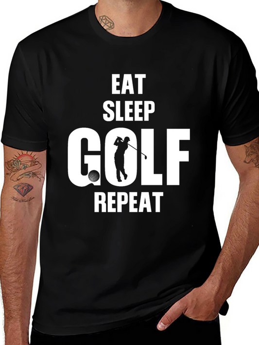 Eat Sleep Golf Repeat T-Shirt
