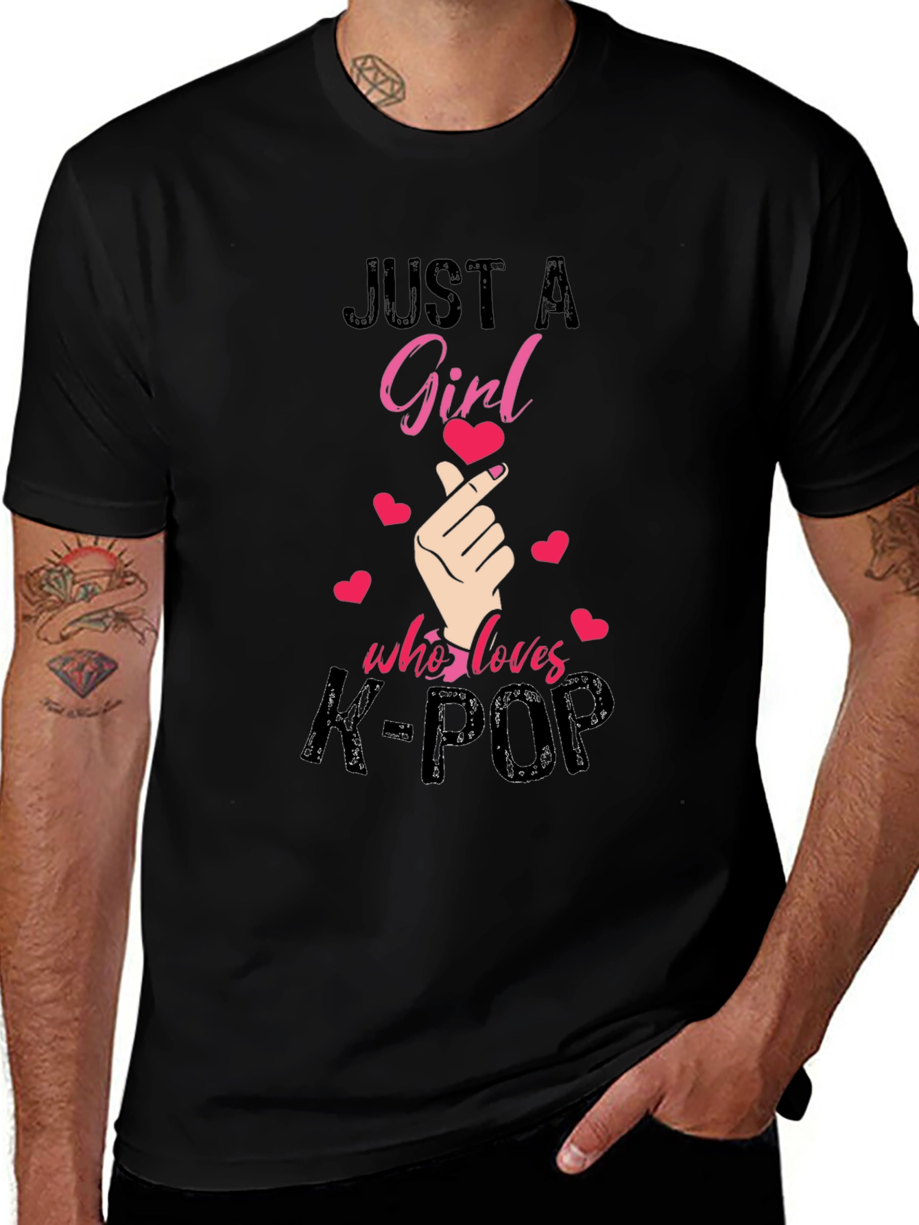Just a Girl Who Loves K-Pop T-Shirt