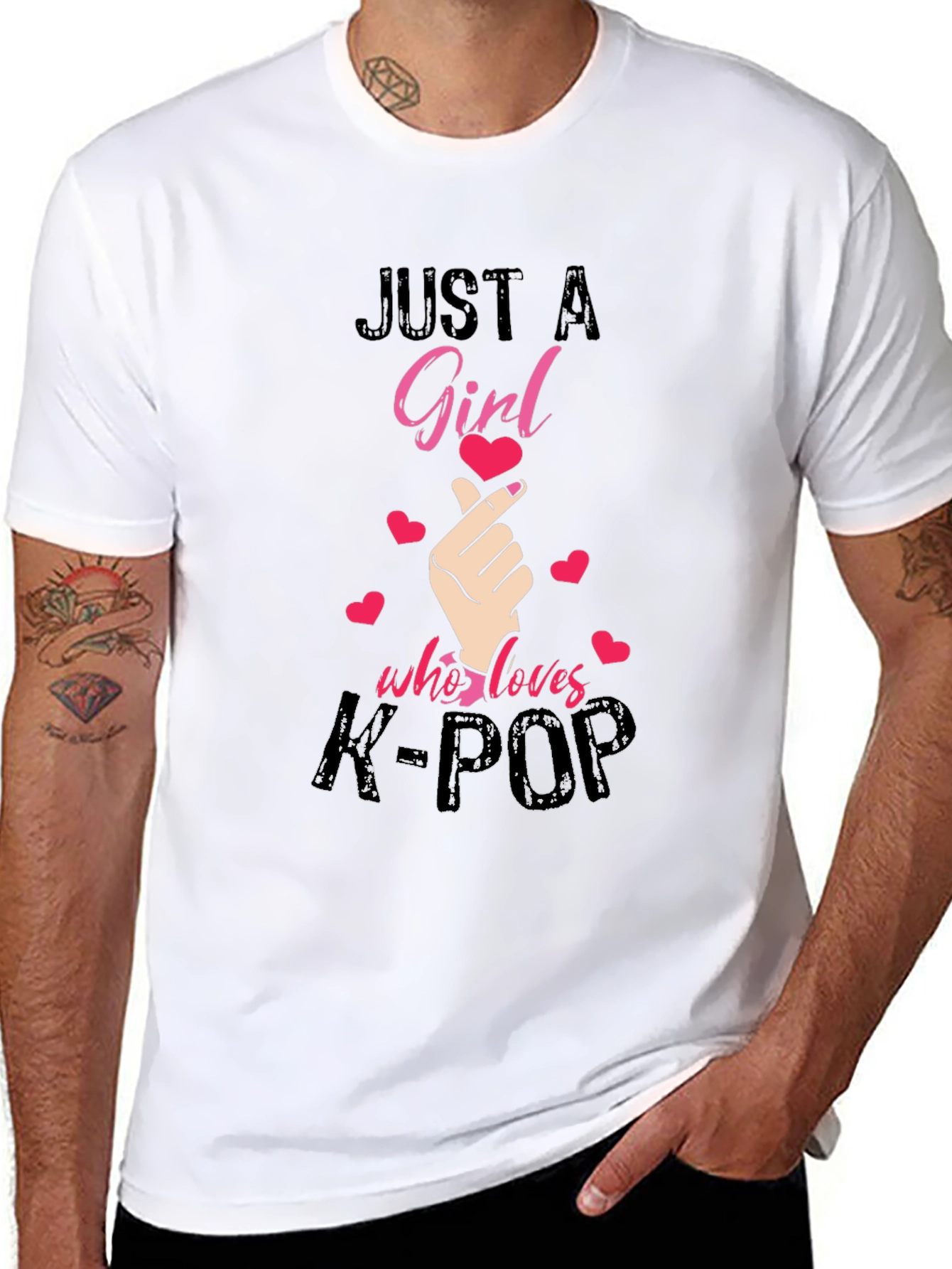 Just a Girl Who Loves K-Pop T-Shirt