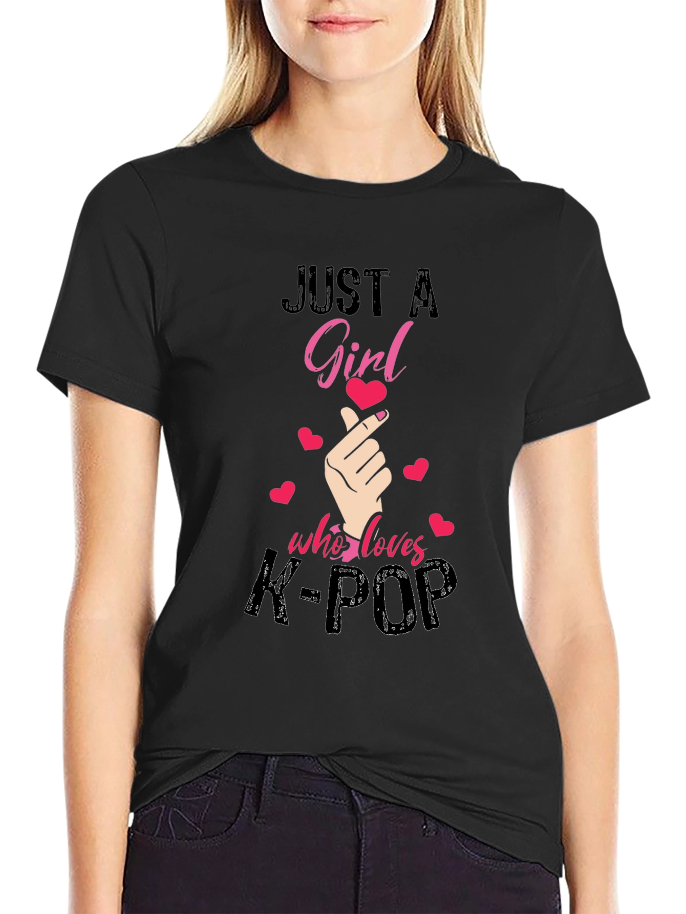 Just a Girl Who Loves K-Pop T-Shirt