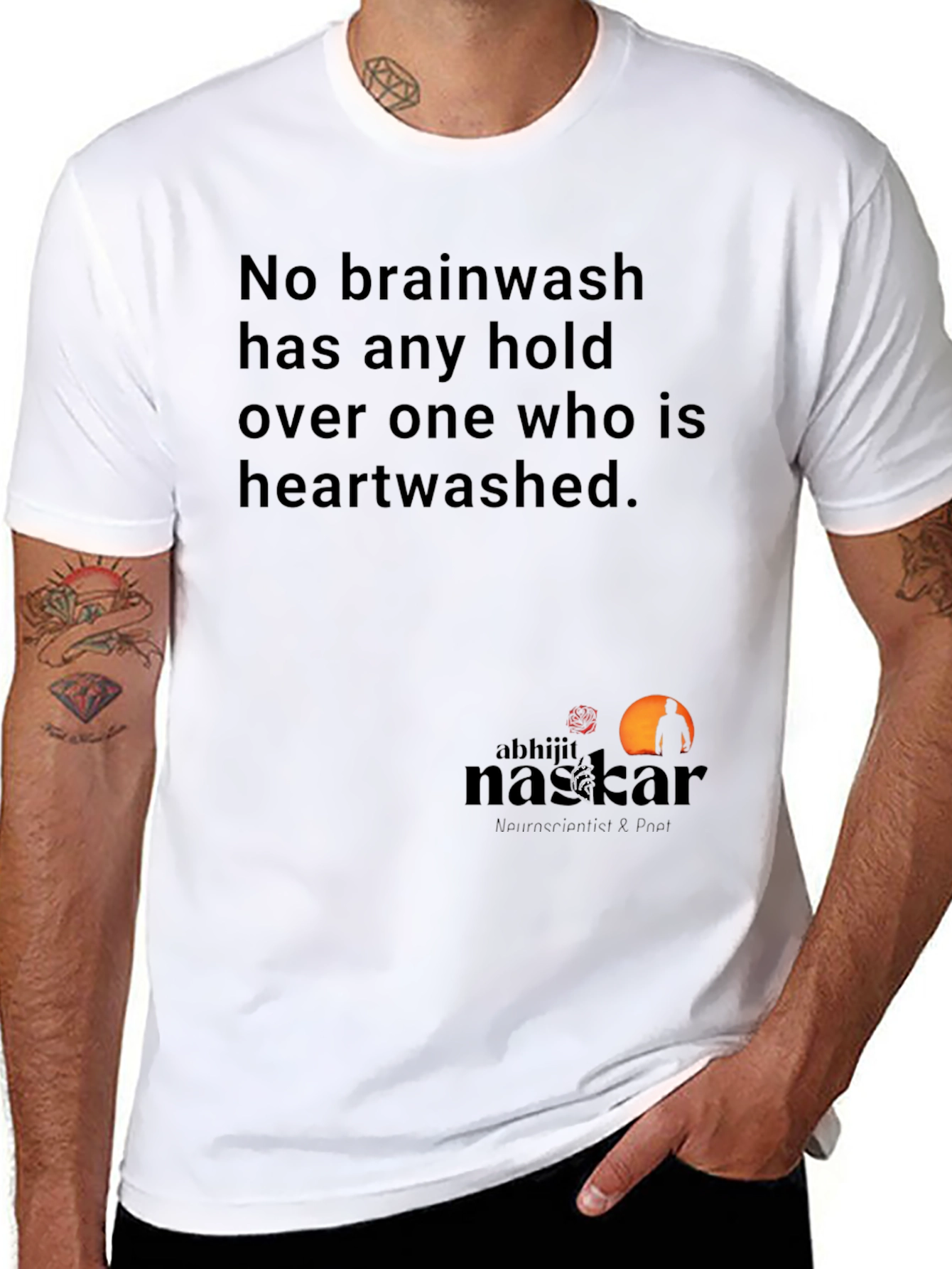 Heartwashed Graphic Tee - Inspirational Message T-Shirt