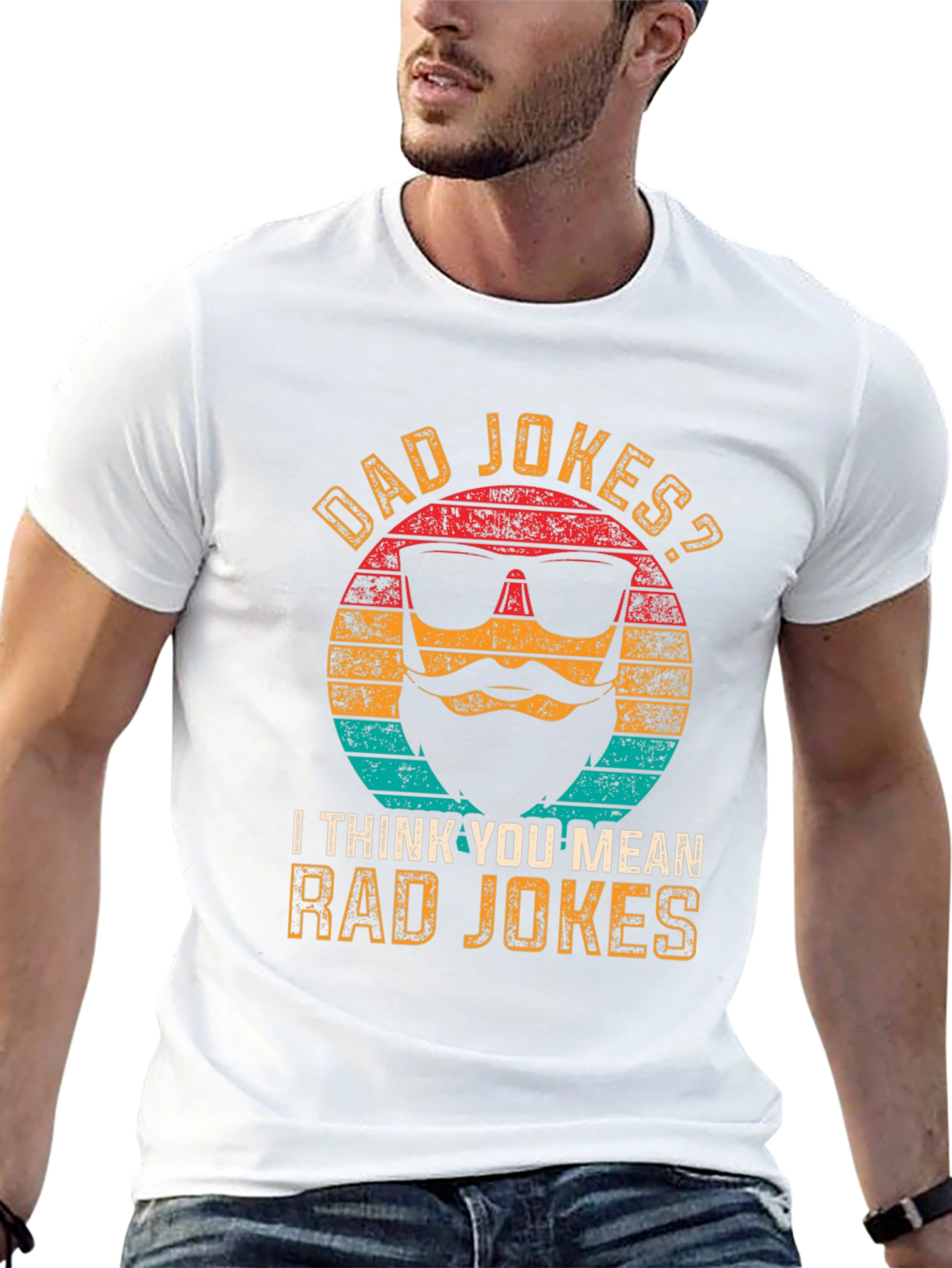 Dad Jokes? Rad Jokes! Graphic T-Shirt
