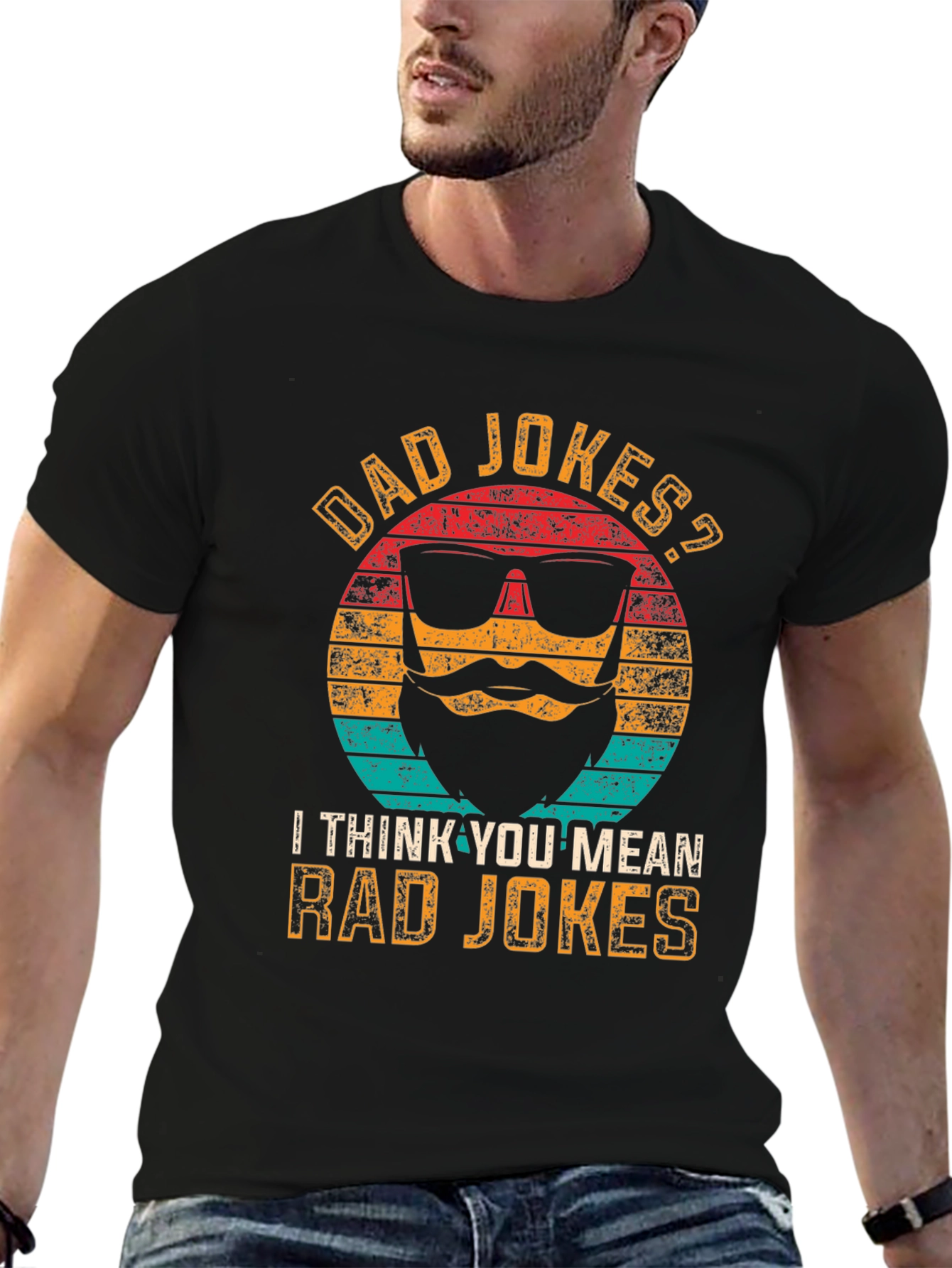 Dad Jokes? Rad Jokes! Graphic T-Shirt