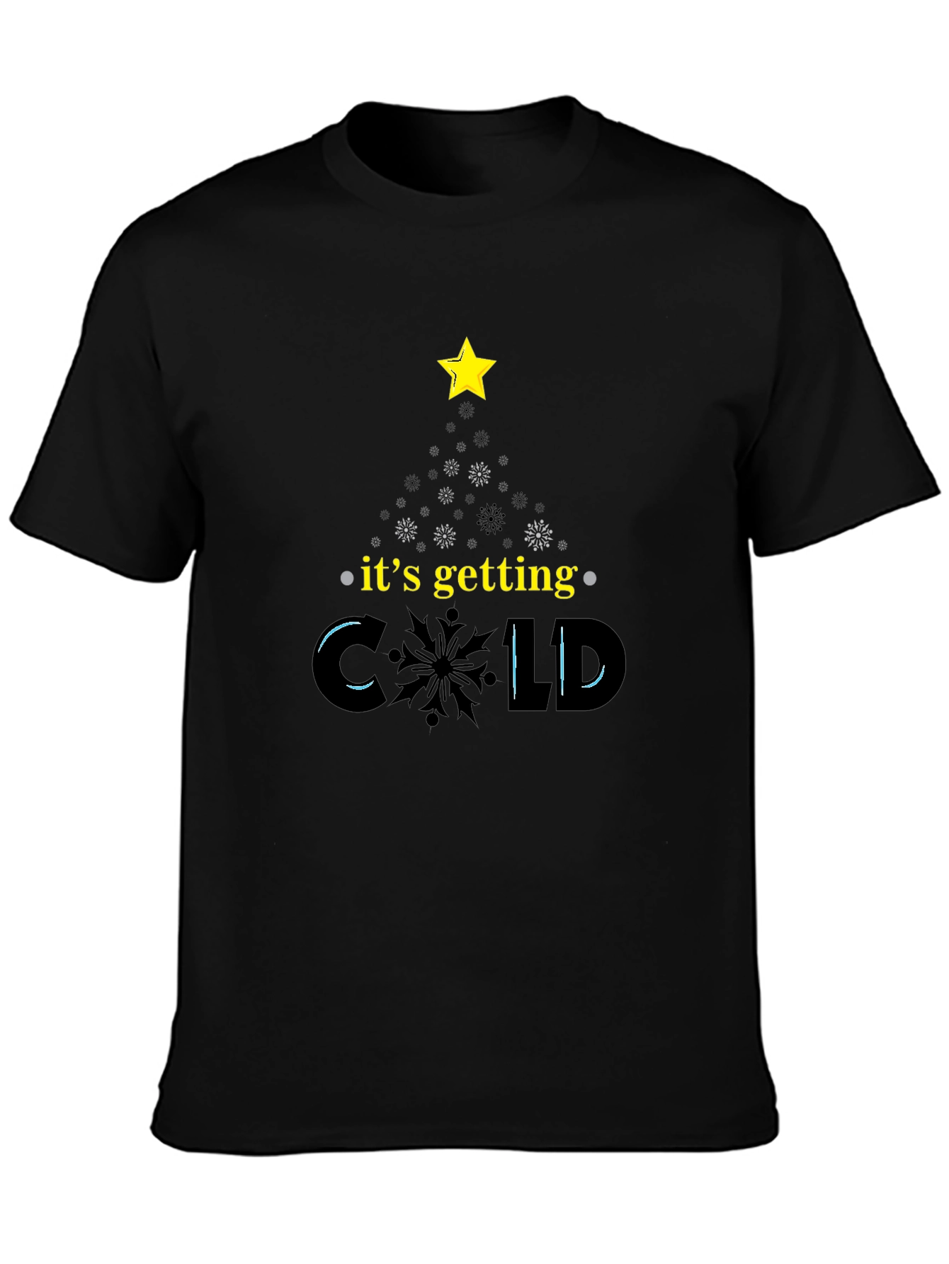 Its Getting Cold Christmas Tree T-Shirt