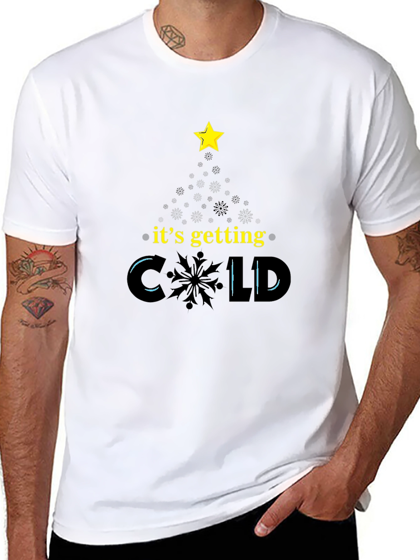 Its Getting Cold Christmas Tree T-Shirt