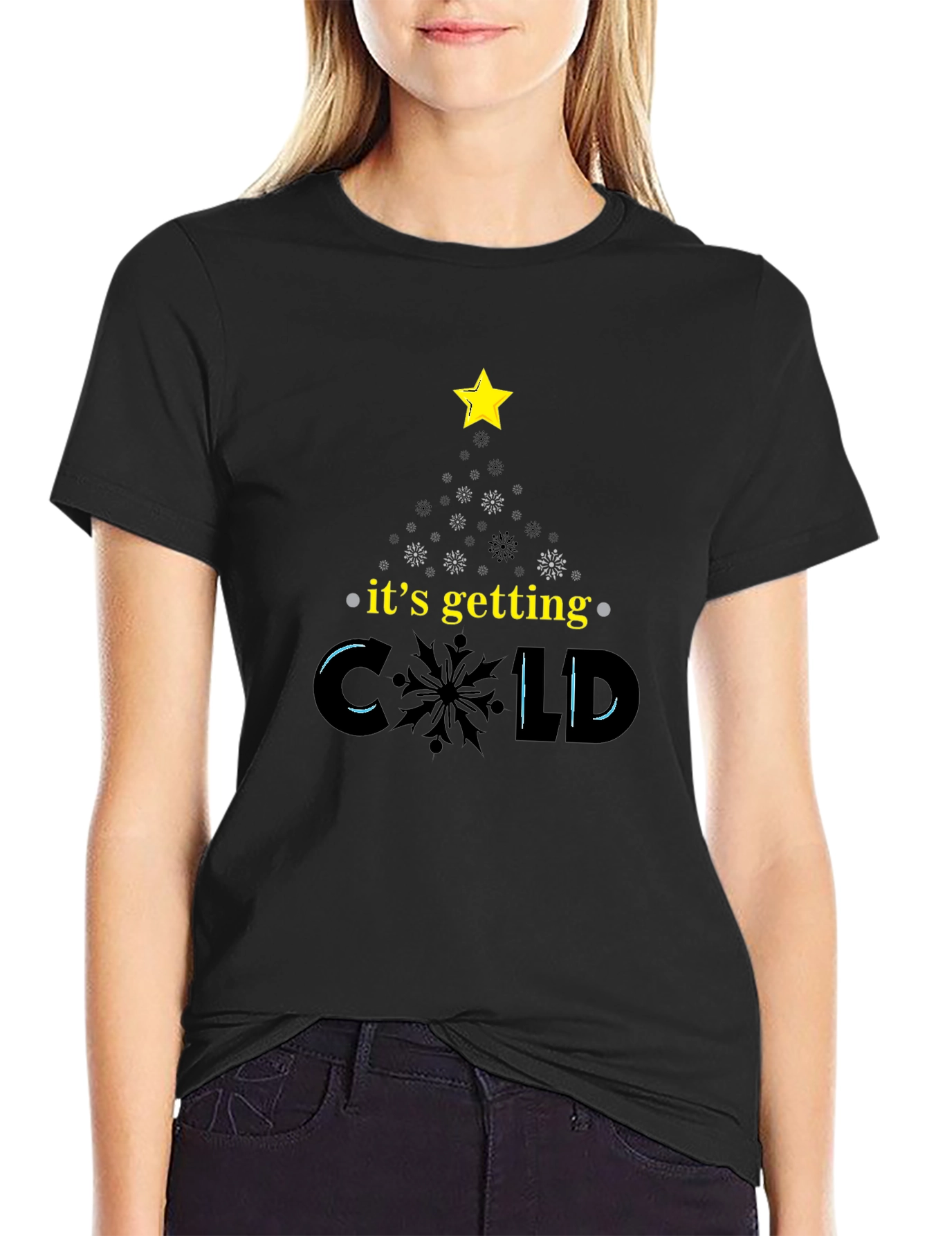 Its Getting Cold Christmas Tree T-Shirt
