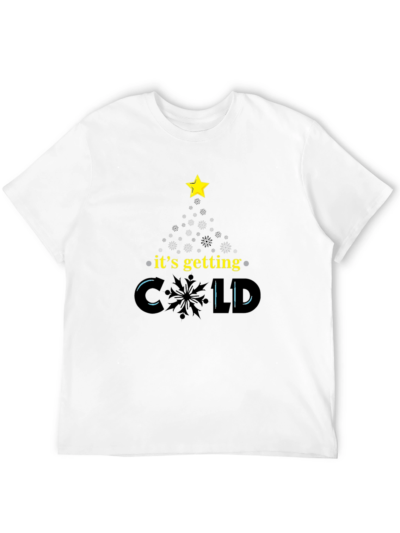 Its Getting Cold Christmas Tree T-Shirt