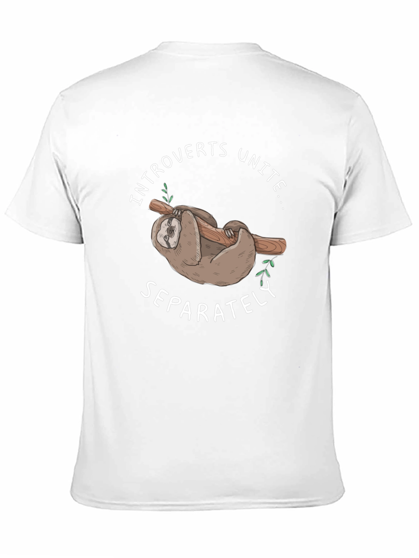 Introvert Sloth T-Shirt - Unite Separately
