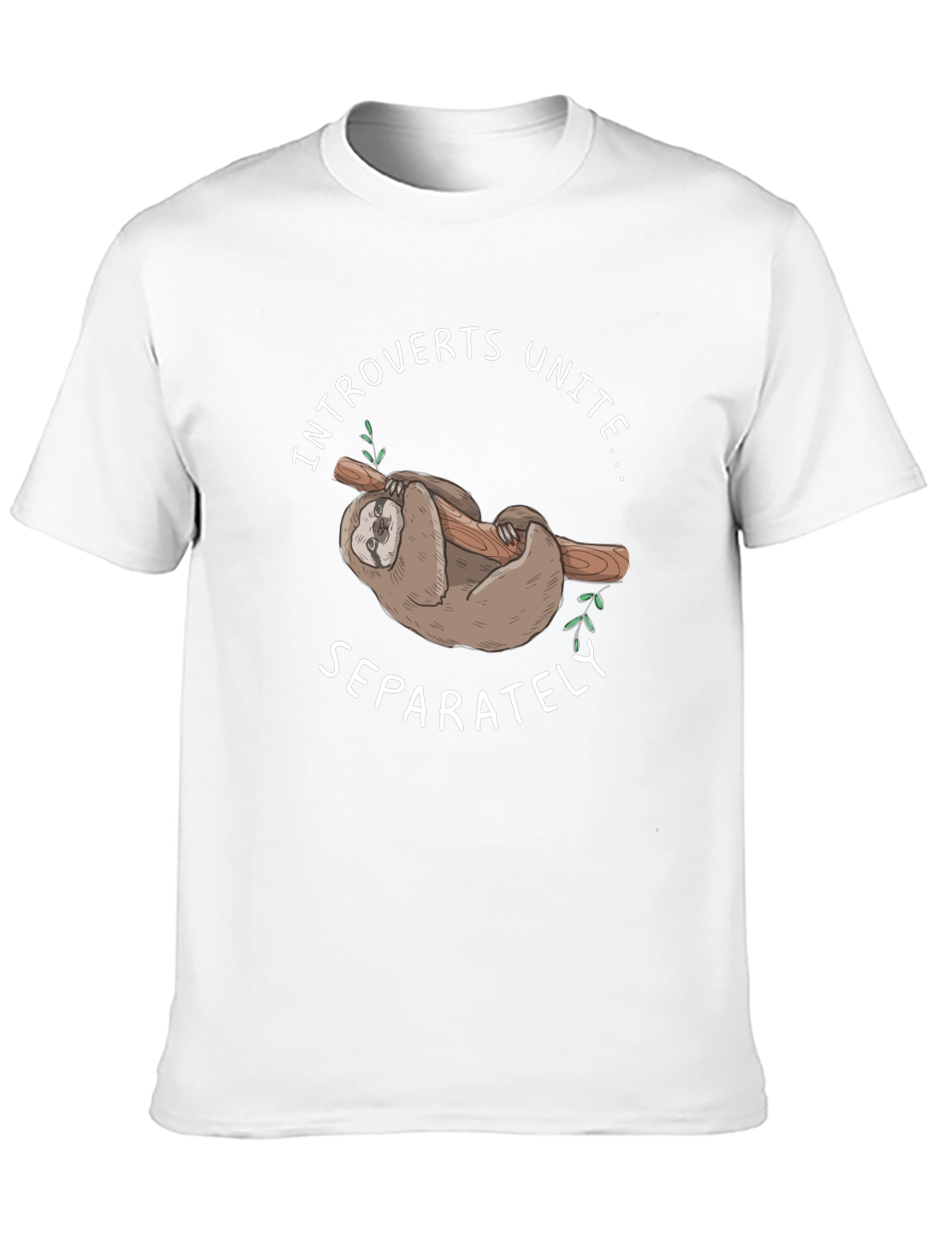 Introvert Sloth T-Shirt - Unite Separately