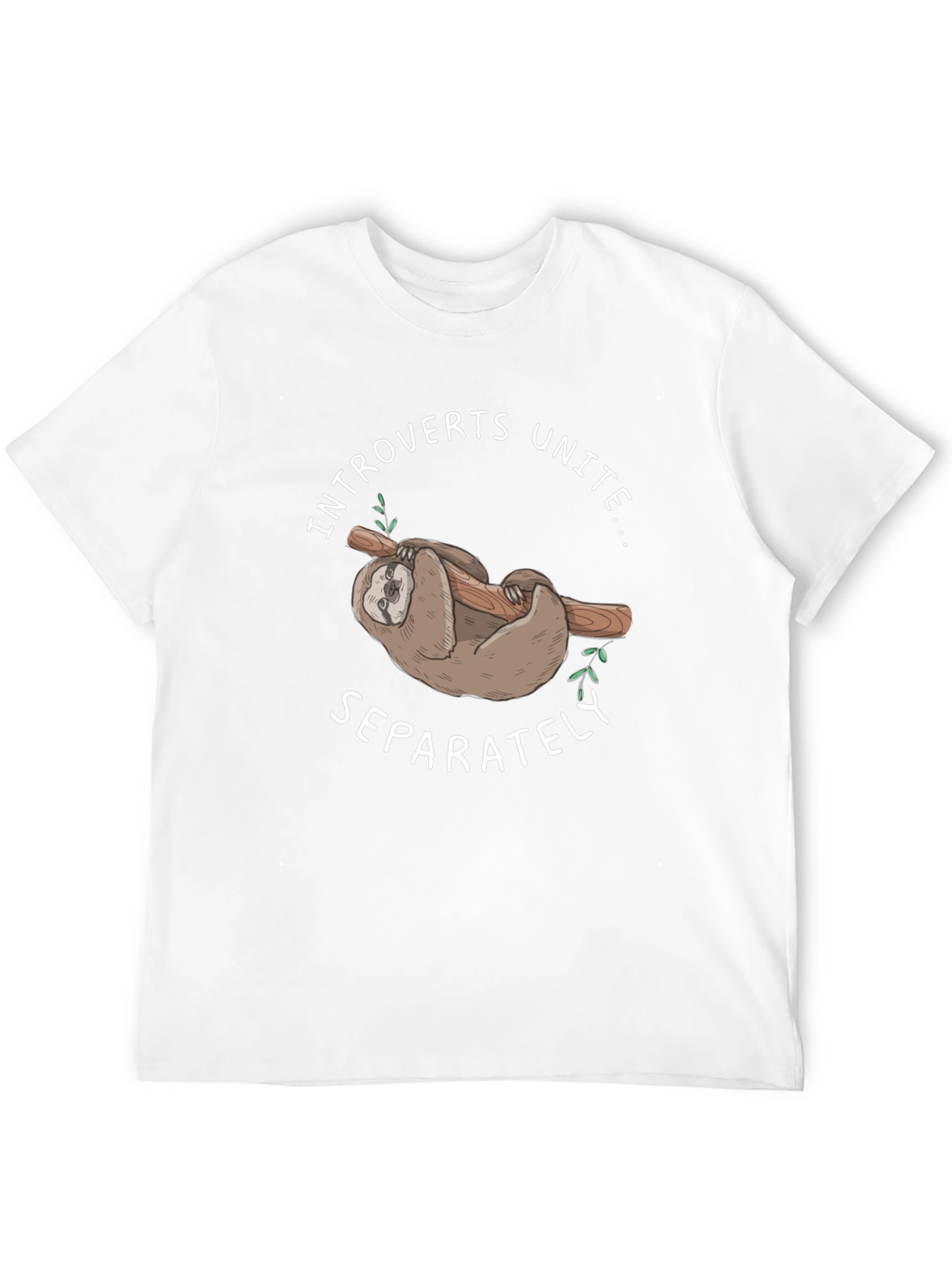 Introvert Sloth T-Shirt - Unite Separately