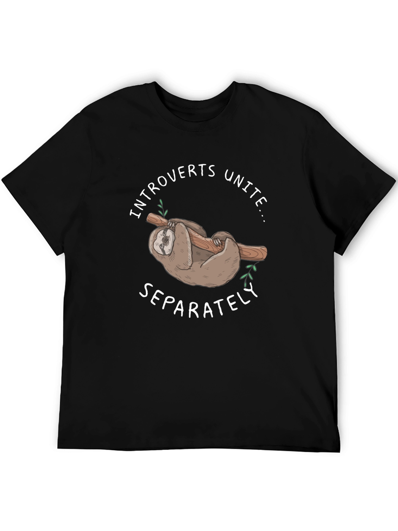 Introvert Sloth T-Shirt - Unite Separately